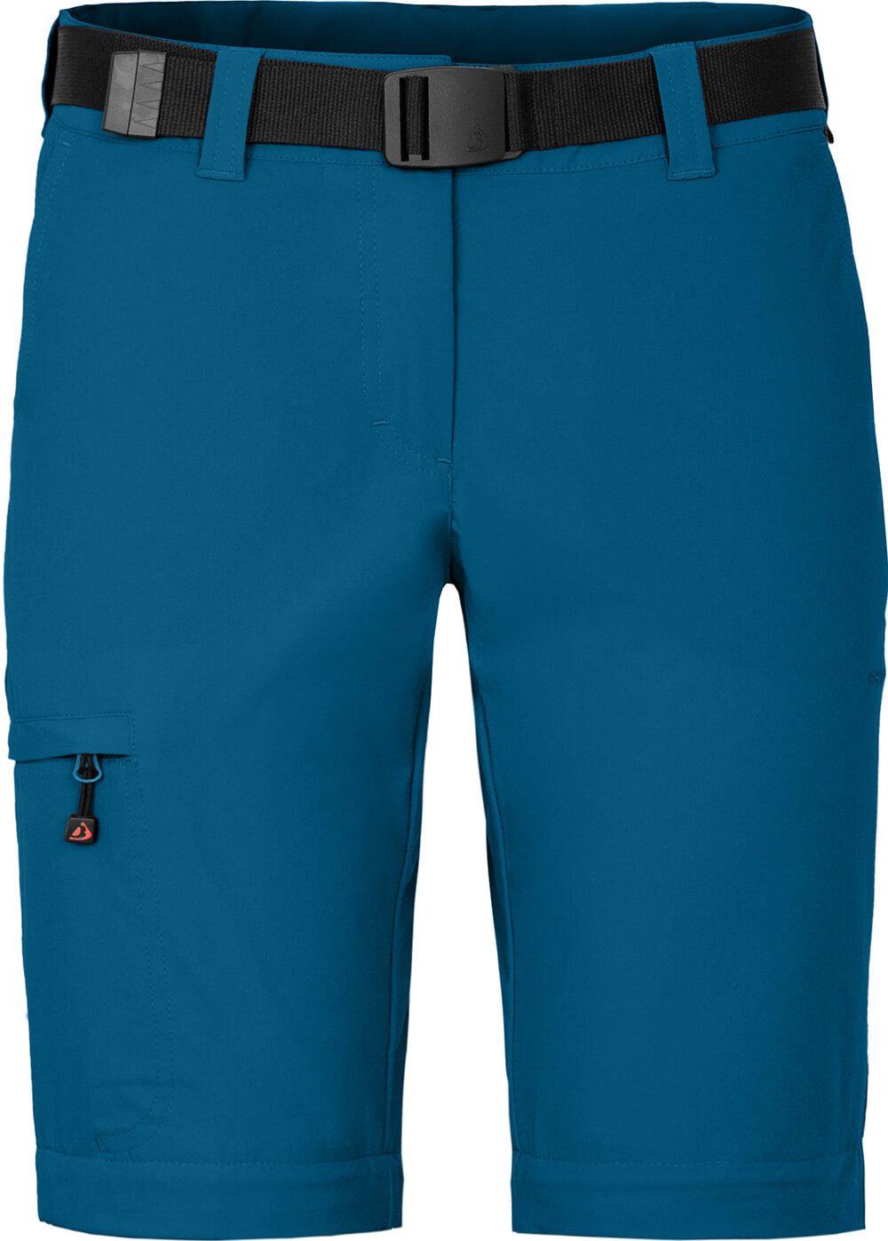 Bergson Outdoorhose BENNETT Zipp-Off (slim) Damen Wanderhose, vielseitig, pflegeleicht, Kurzgrößen, Saphir blau – Bild 4 von 5