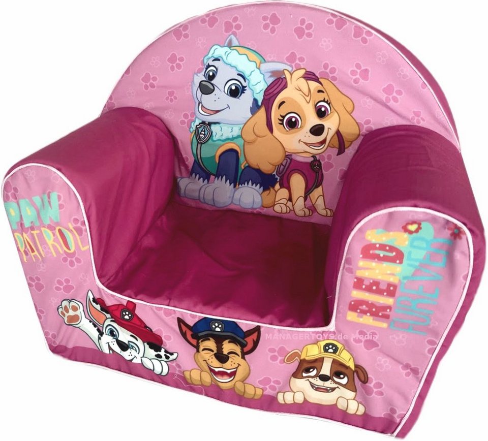 PAW PATROL Kindersessel Kinder Sessel Kindersitz FRIENDS FOREVER Paw Patrol  Schaum Sofa