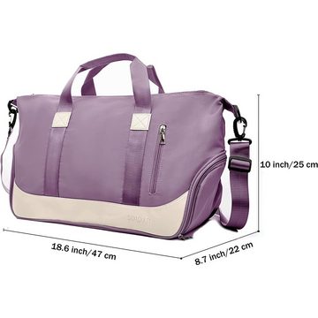 Houhence Sporttasche Sporttasche für Damen und Herren Reisetasche Handgepäck Umhängetasche