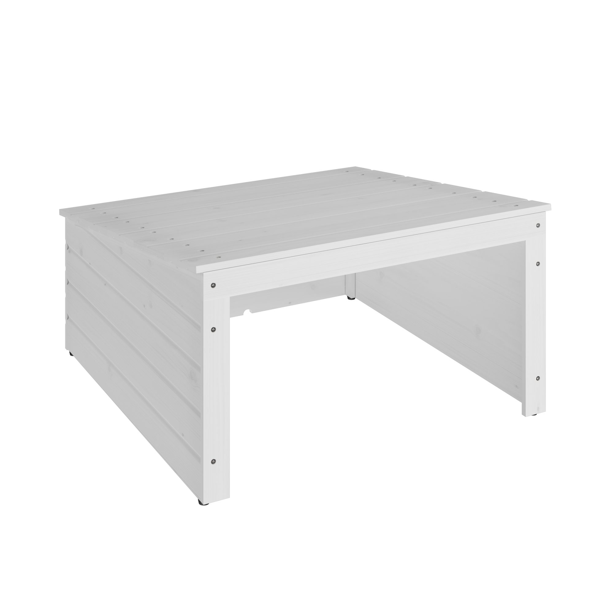 STEELSØN Mähroboter-Garage Merope, mit Pultdach, Holz, weiß weiß