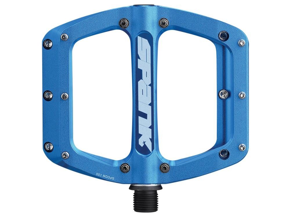 SPANK Plattformpedale Spank Spoon Reboot flat pedal blau S