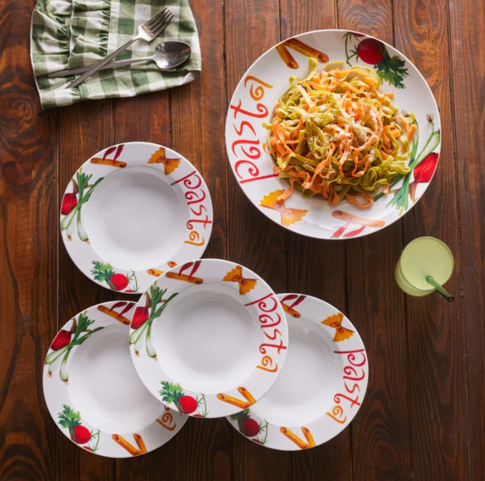 Karaca Geschirr-Set Karaca Sicilia 5 Teiliges 4 Personen Pasta Set, Тарелки Set