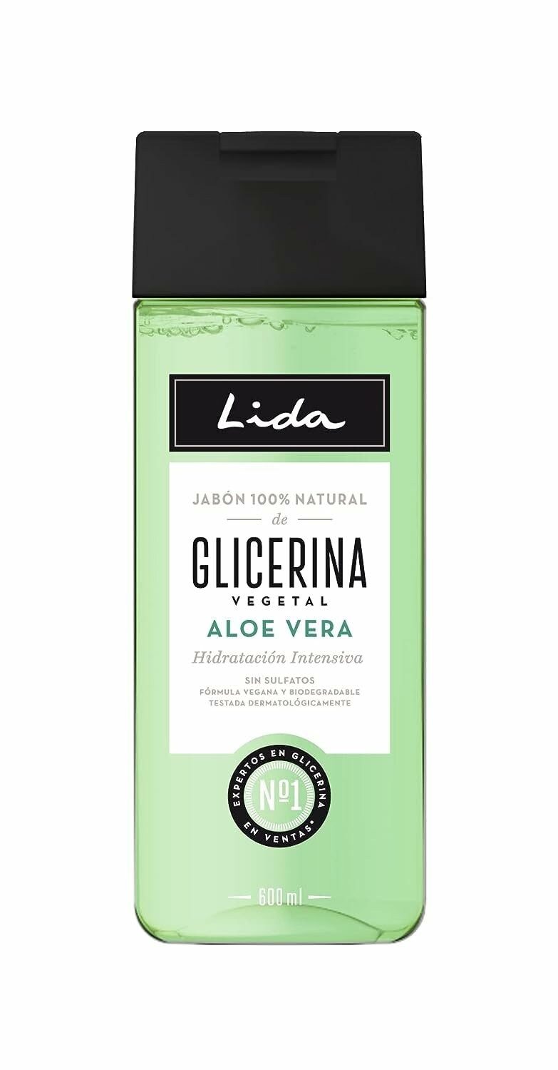 Lida Duschgel Lida Jabón 100 Natural Glicerina y Aloe Vera 600ml