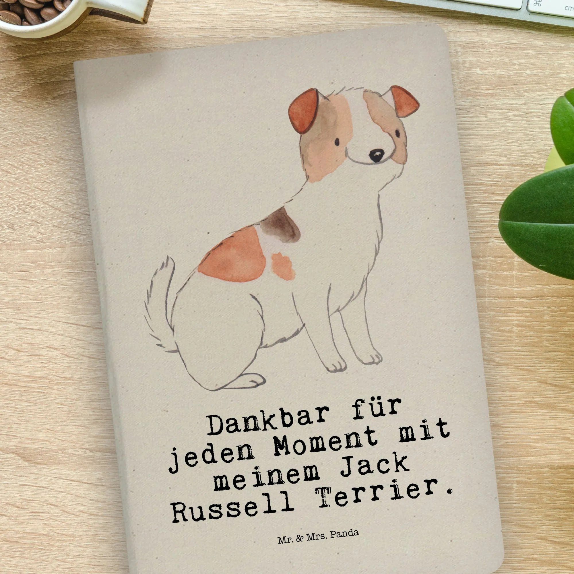 Thumbnail - Mr. & Mrs. Panda Notizbuch Jack Russell Terrier Moment - Transparent - Geschenk, DIN A4 Ideenbuc Mr. & Mrs. Panda, Kreat...