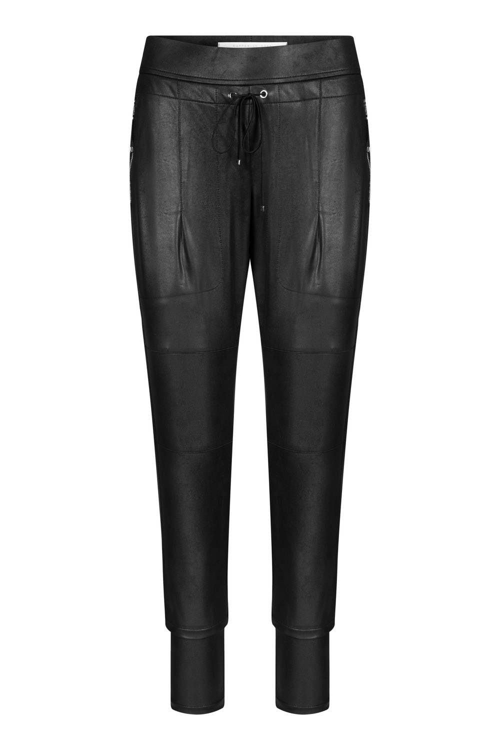 Raffaello Rossi Stoffhose Nappa-Lederoptik günstig online kaufen