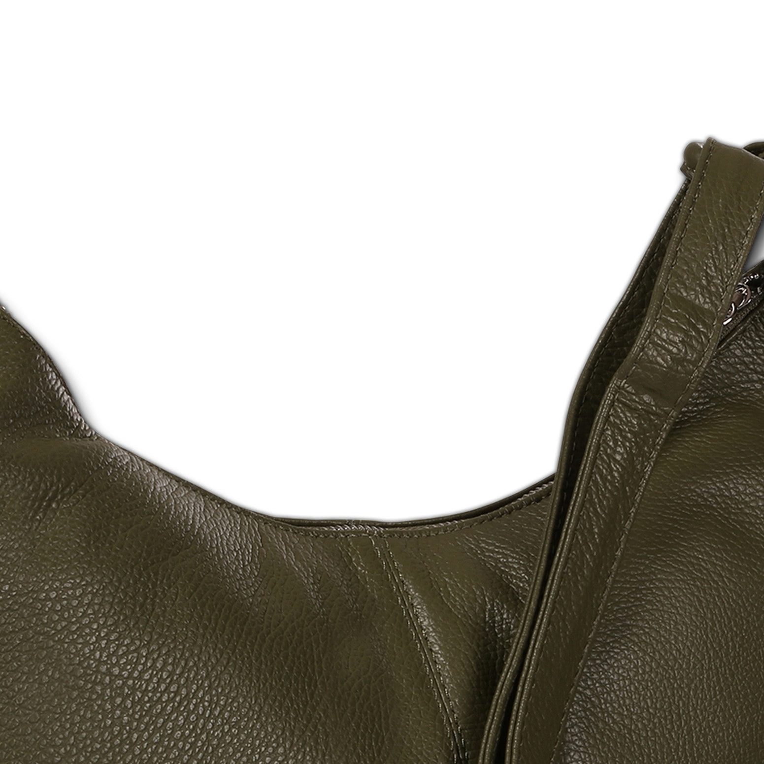 Toscanto Umhängetasche Toscanto Tasche dunkelgrün, olivgrün (Umhängetasche), Damen Umhängetasche Leder, dunkelgrün, olivgrün ca. 43cm x ca. 27cm