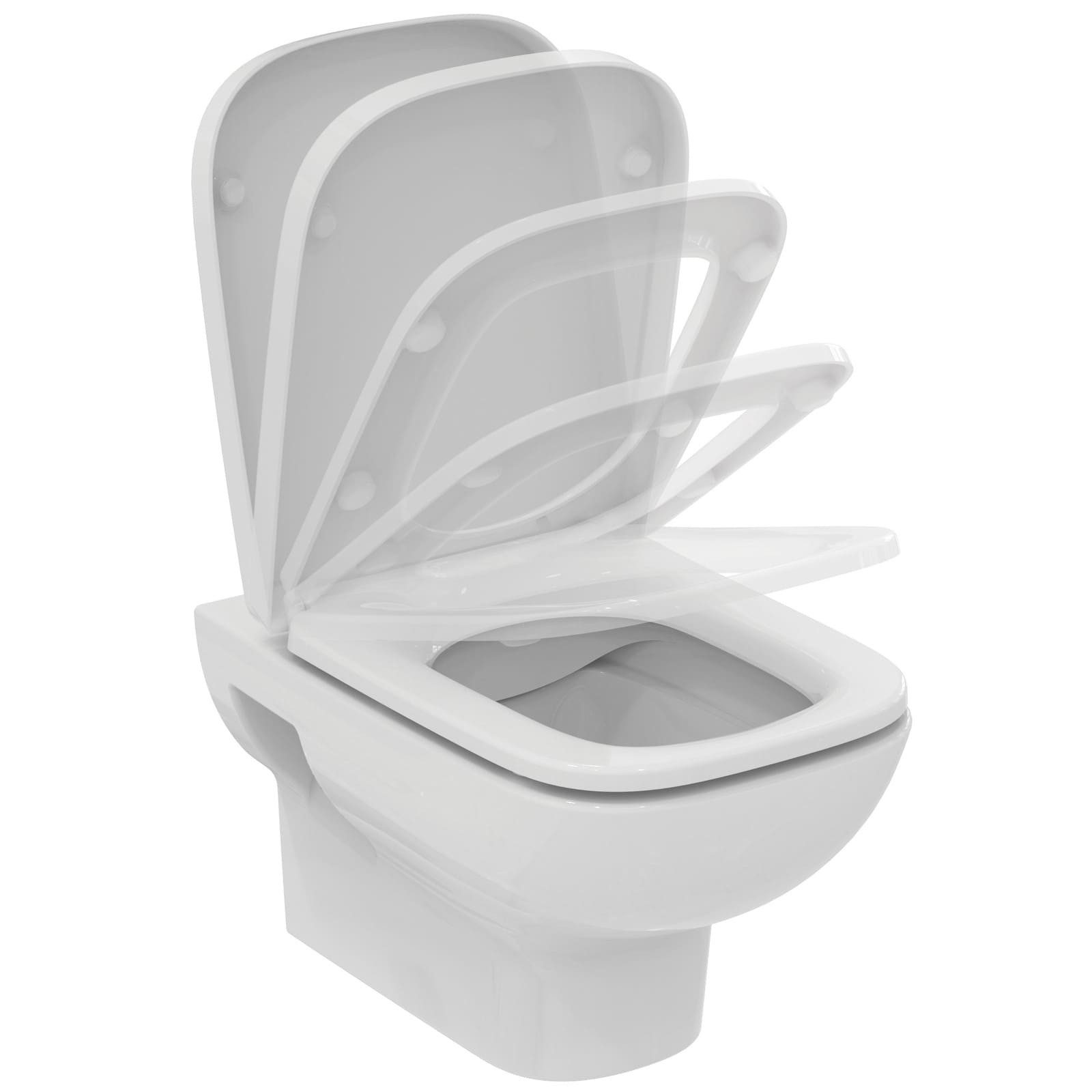 Ideal Standard WC-Komplettset i.life A WC-Set mit Absenkautomatik, (1-St), SoftClose