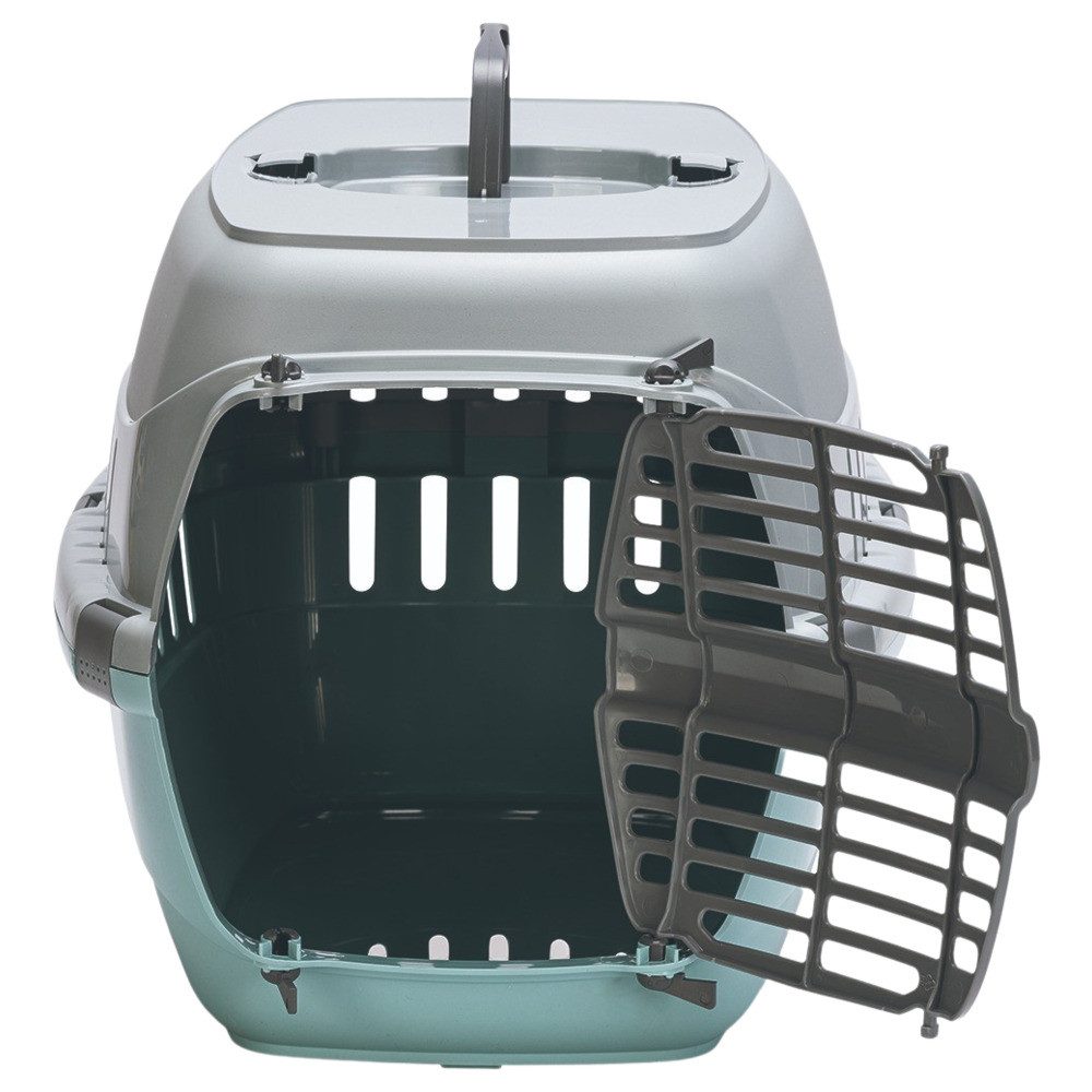 Karlie Tiertransportbox Eco Transportbox Tourist aquamarin für Katzen