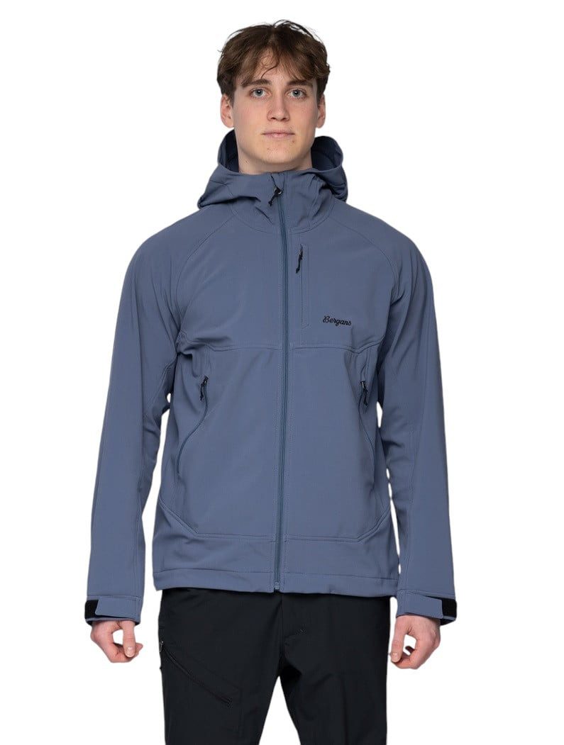 Softshelljacke Vaagaa Softshell Hood (Fleecefutter, 4-Wege-Stretch) dunkelblau Herren