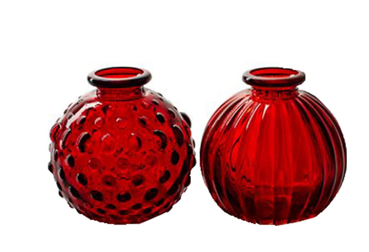 Annimuck Dekovase Set cm Glas x Vase 8,5 8,5 St) Jive (2 rot