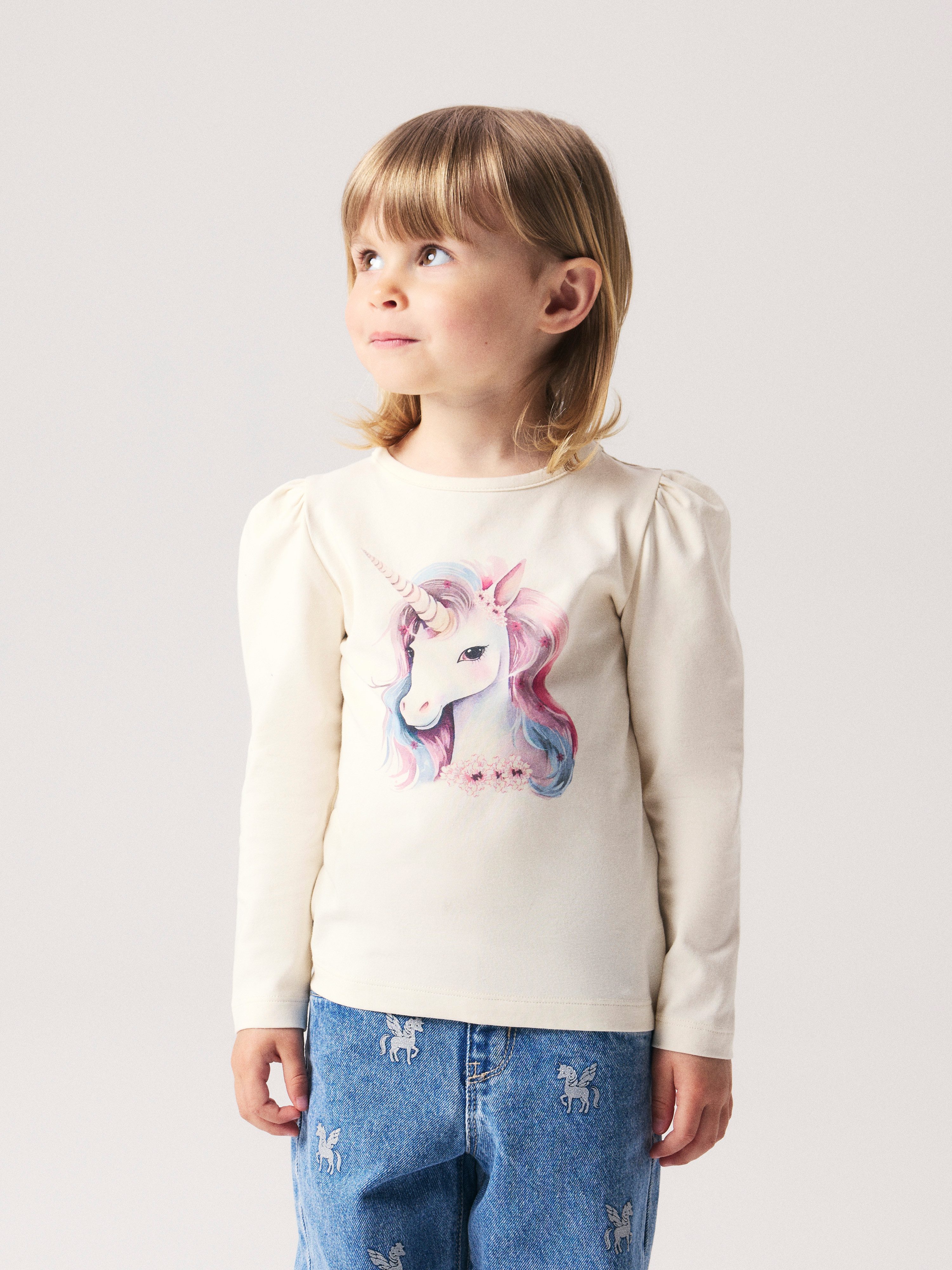 Name It Langarmshirt NMFKIMIA LS TOP BOX Baumwollmischung, regular fit