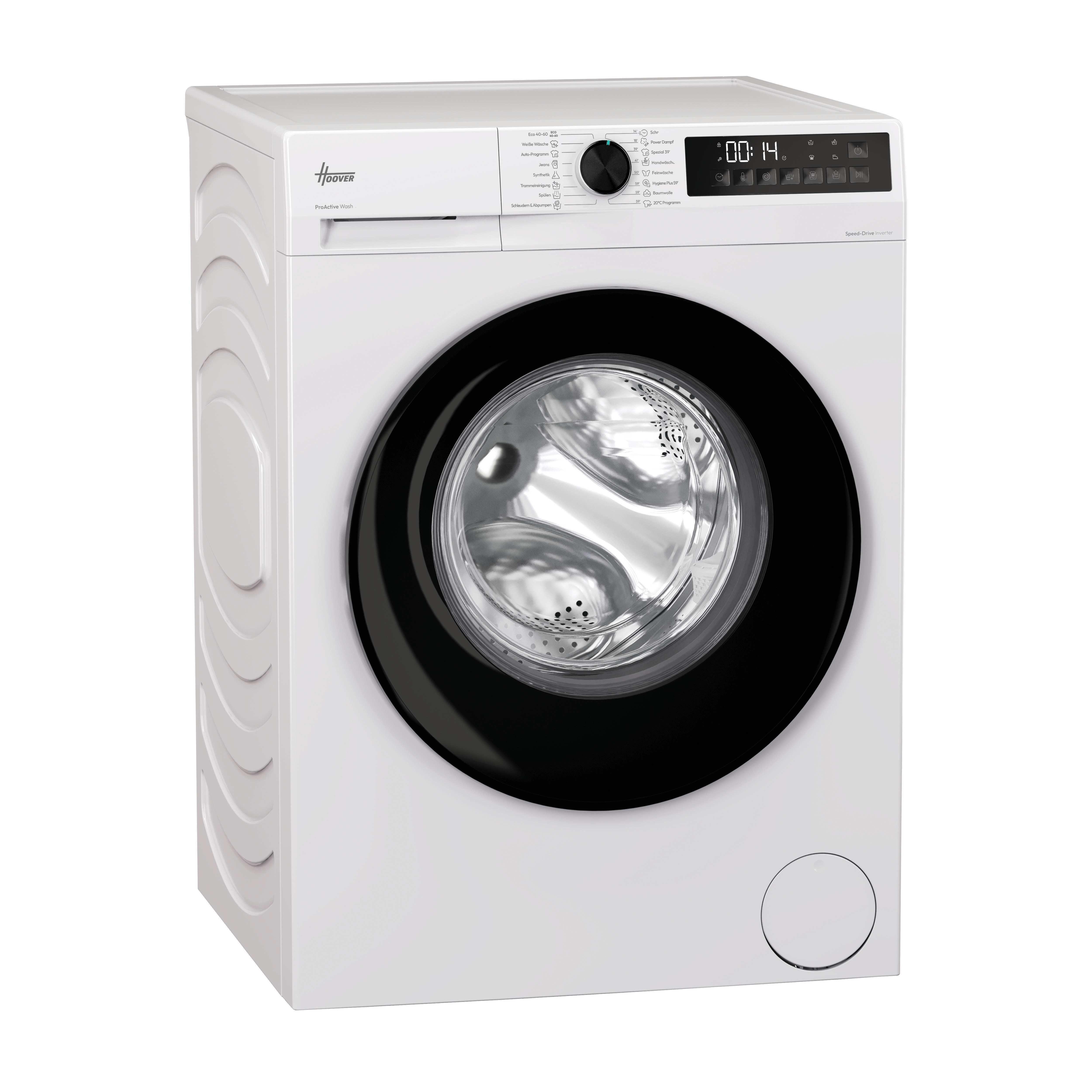Hoover Waschmaschine H/ProWash 300 HGDQ48SB6-84, 8 kg, 1300 U/min, Vielseitige Kurzprogramme