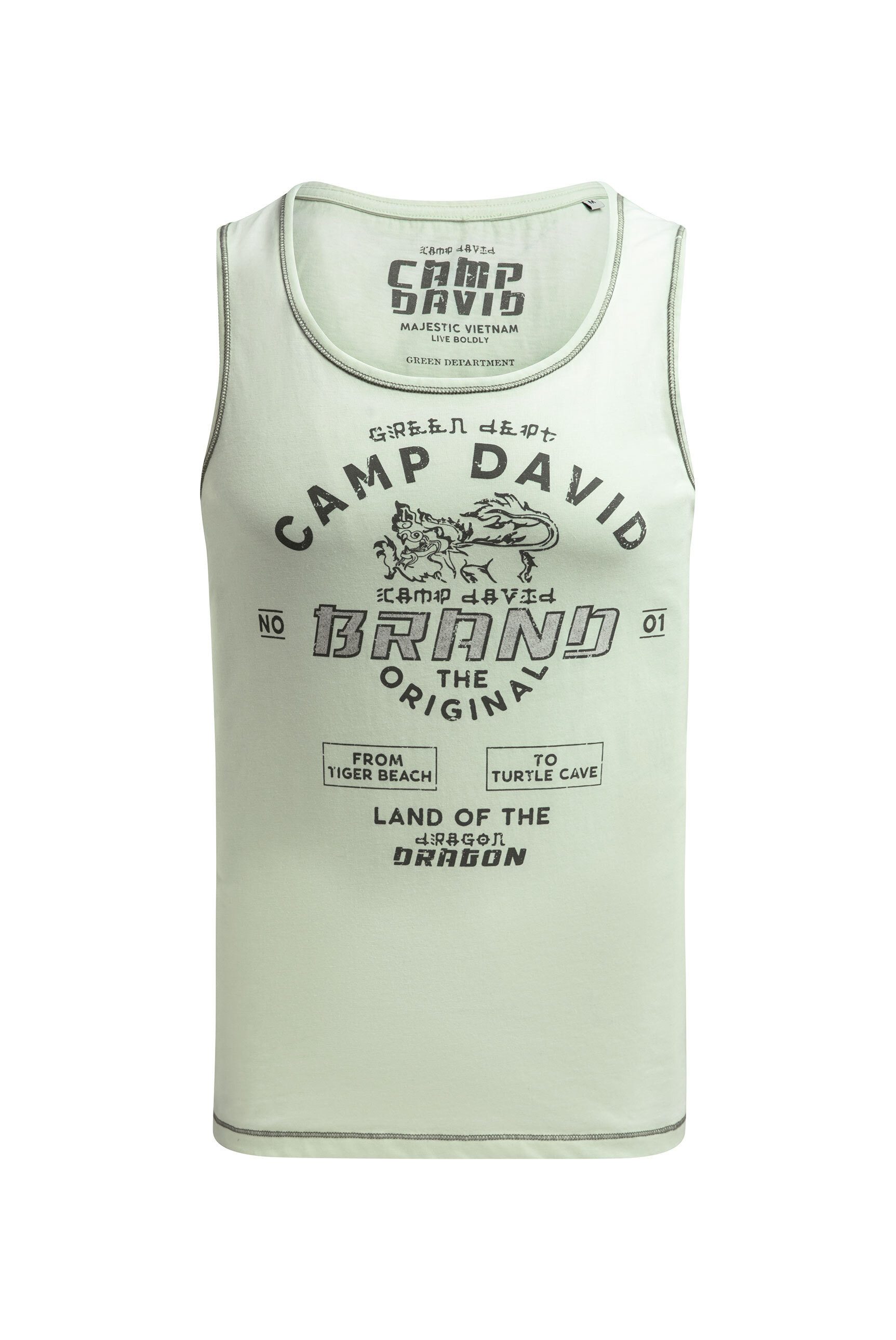 CAMP DAVID Tanktop in softer Haptik