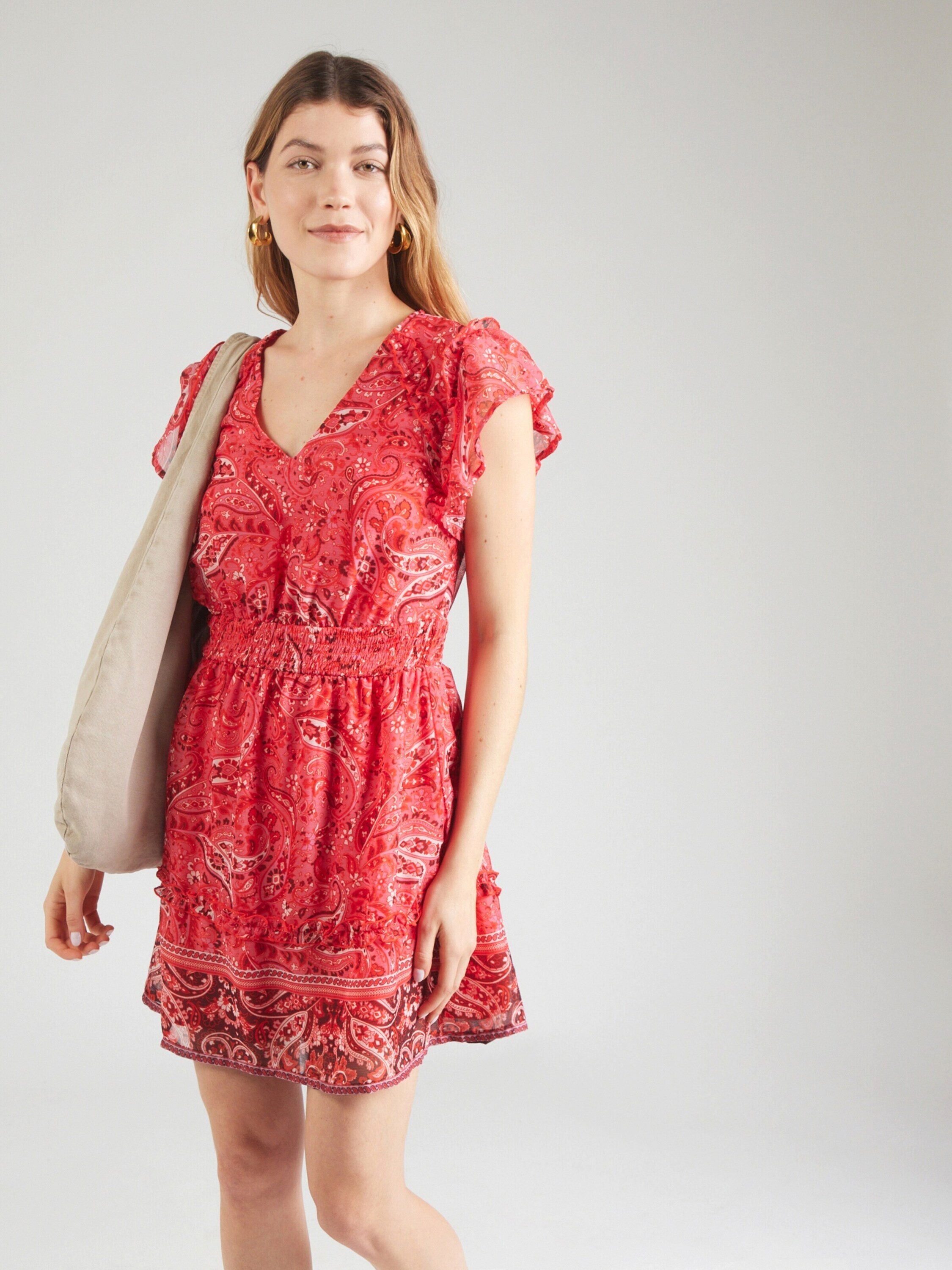 ONLY Sommerkleid ONLVALENTINA (1-tlg) Drapiert/gerafft