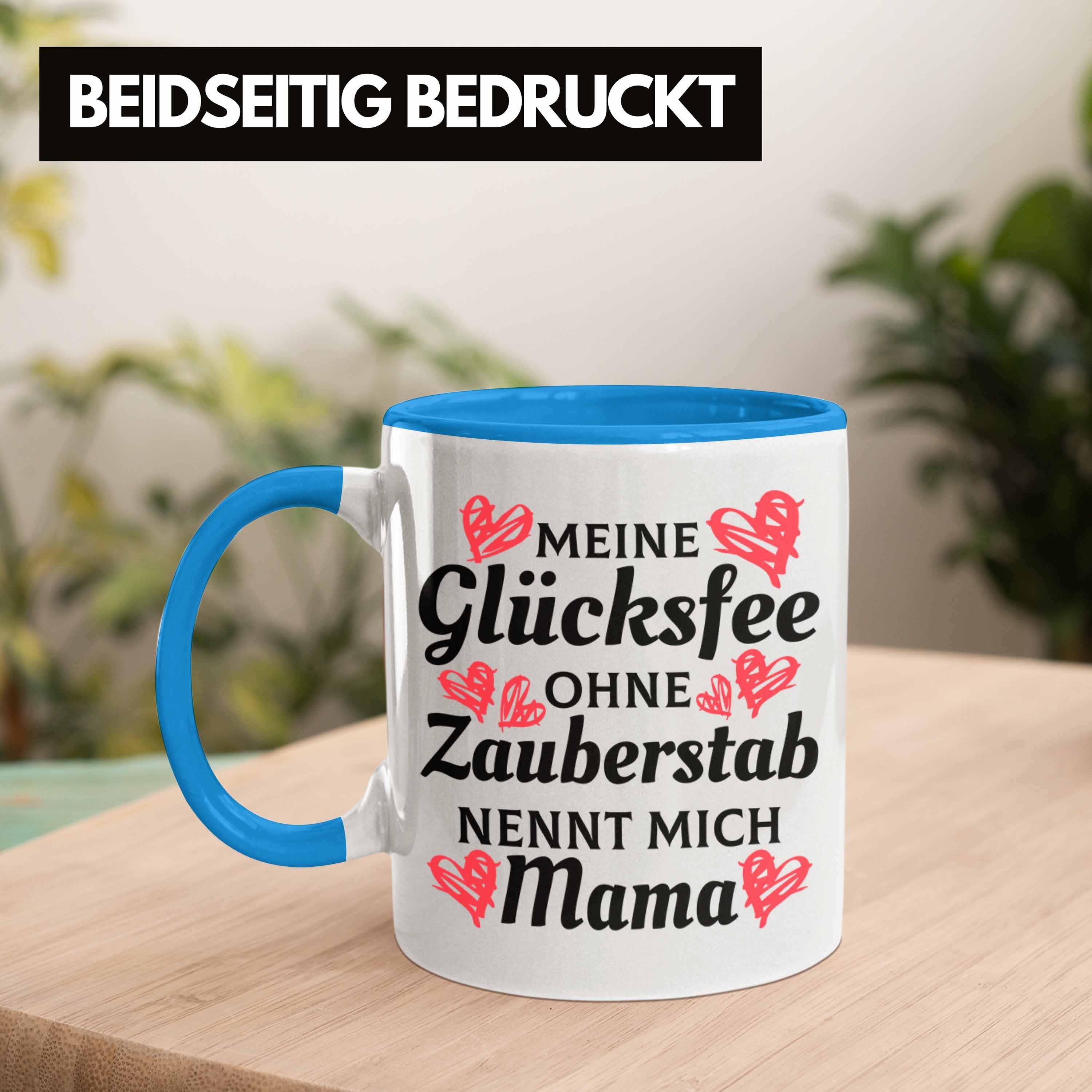 Trendation Tasse Trendation - Blau Spruch Muttertag Tochter Mama Mutter Sohn Kaffeetasse Spruch Tasse Geschenk von mit