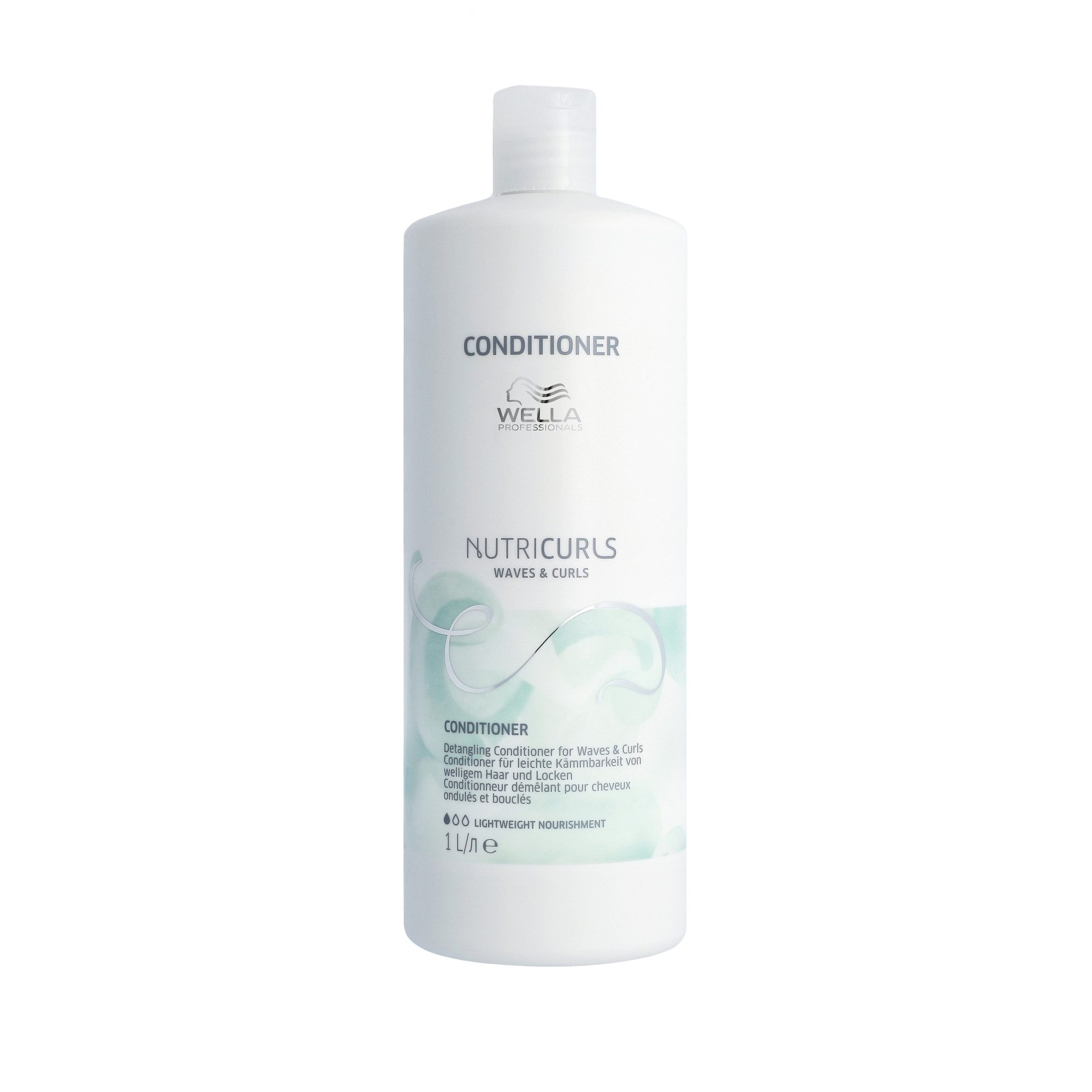 Wella Professionals Haarspülung Nutricurls Conditioner, Lockendefinition, Frizz-Kontrolle, Jojobaöl und Weizenkleie-Extrakt