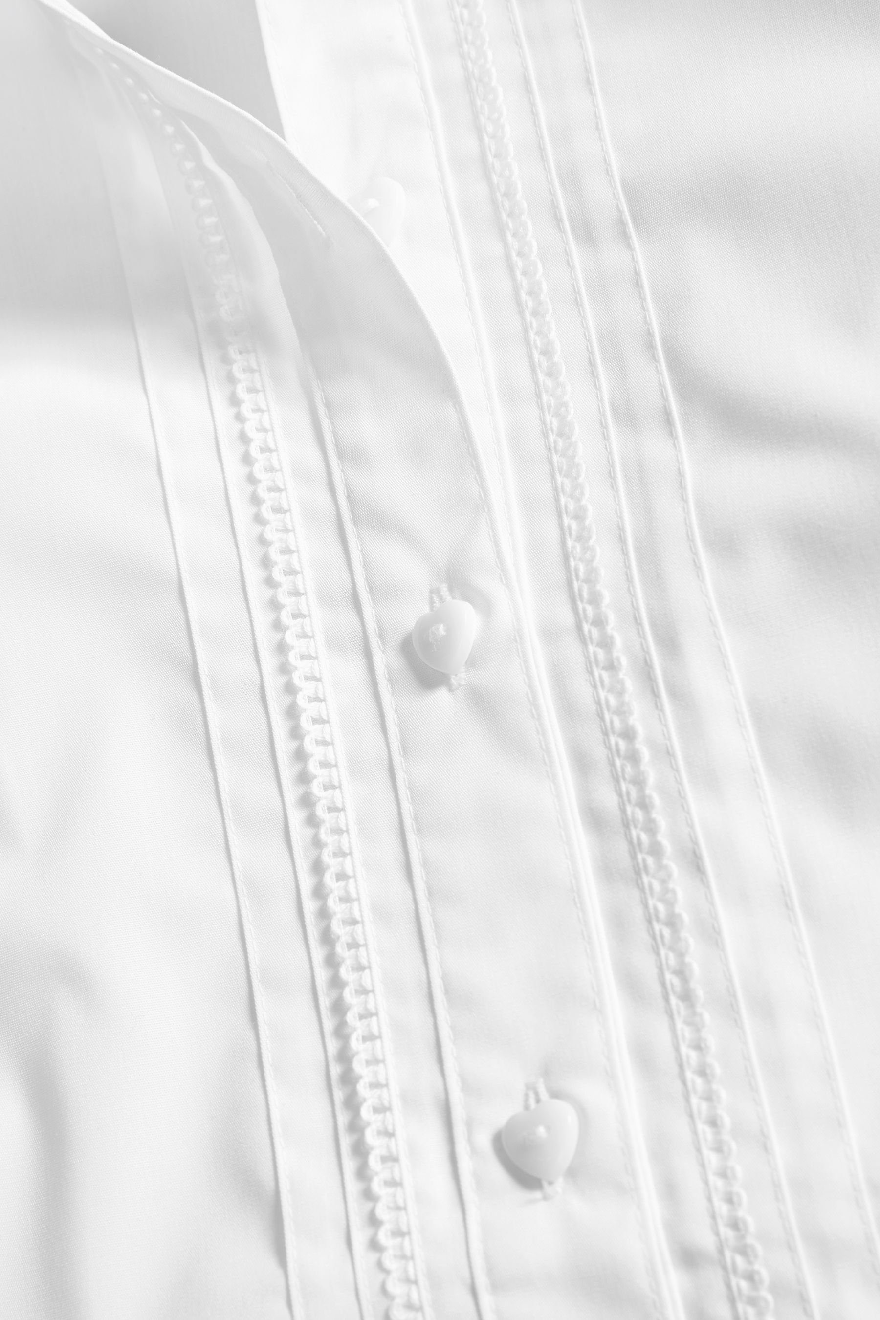 Next Langarmbluse Langarmbluse mit Spitzenbesatz (1-tlg)