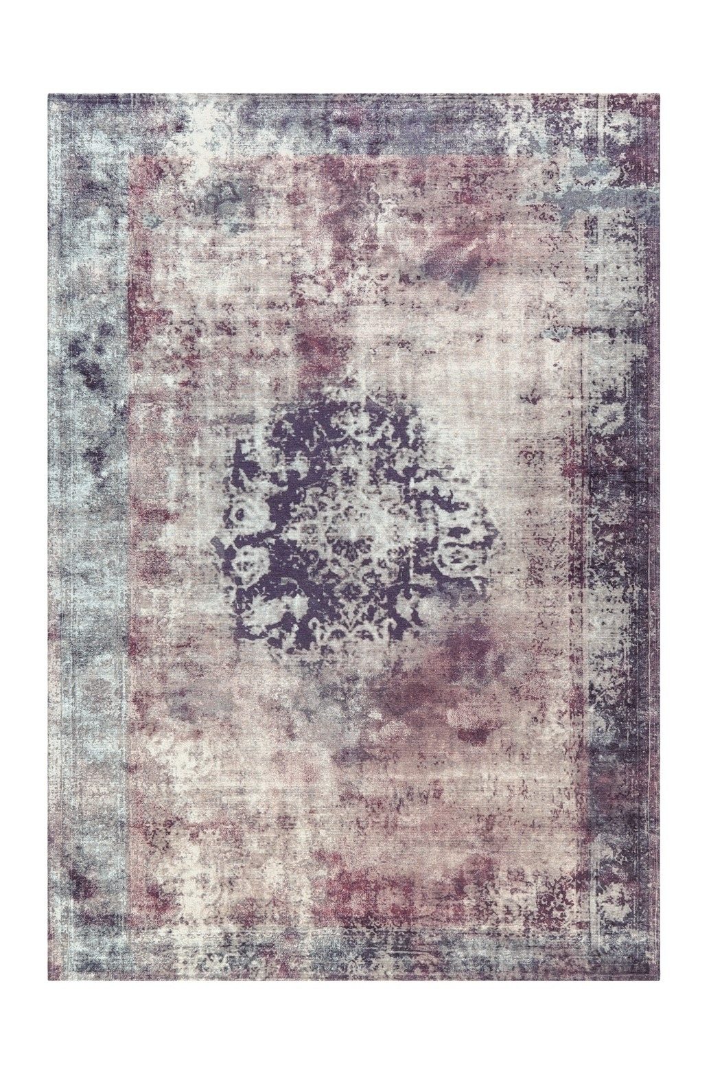 Kayoom Teppich in Anthrazit, 100% Modacryl - 200x140cm (LxB)