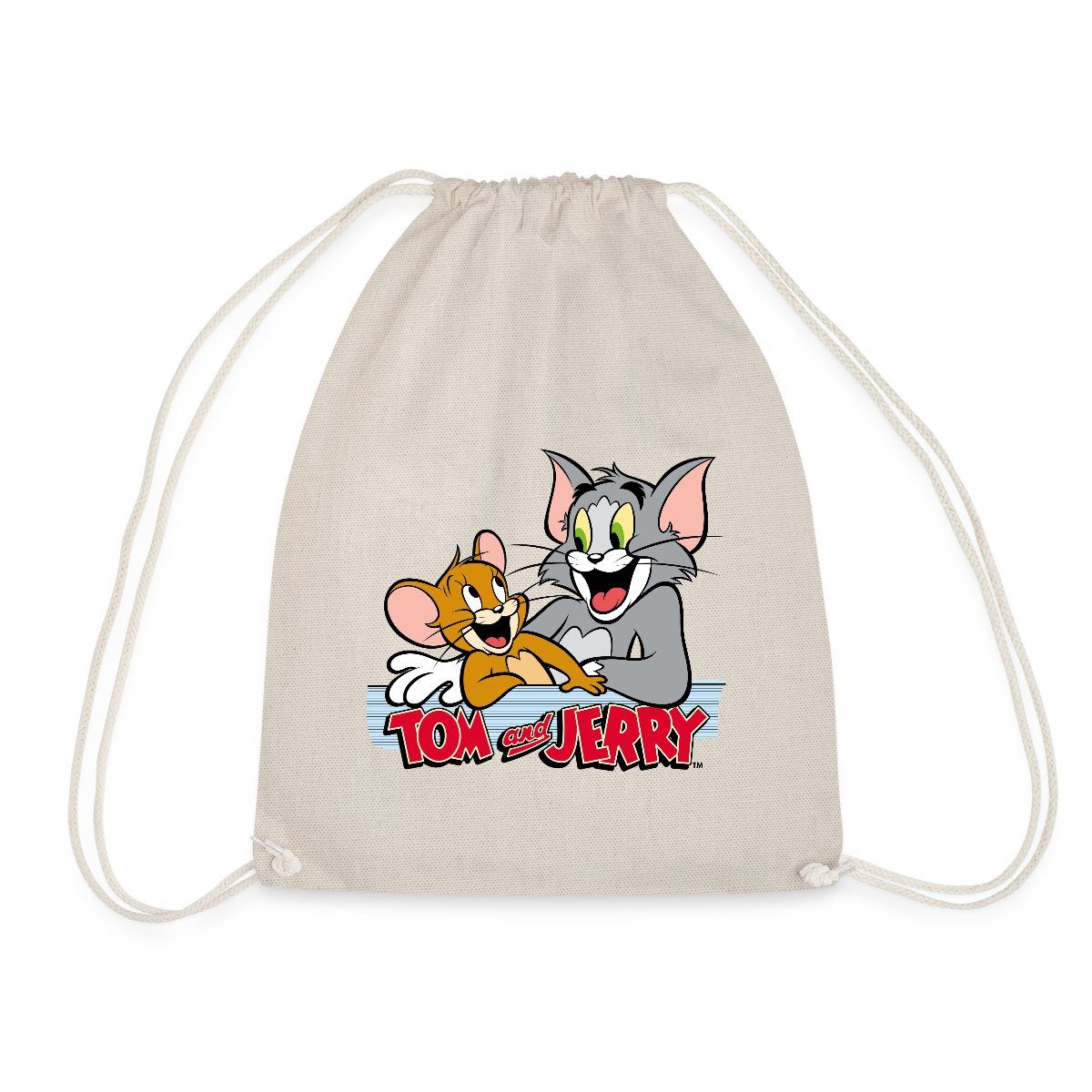 Spreadshirt Turnbeutel Tom Und Jerry Fröhliche Freunde Turnbeutel (1-tlg)