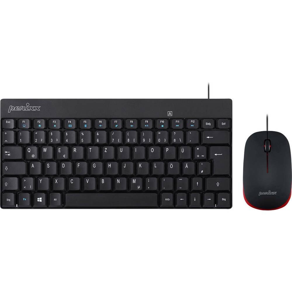 Perixx Mini USB Desktop Set 11484 Tastatur- und Maus-Set