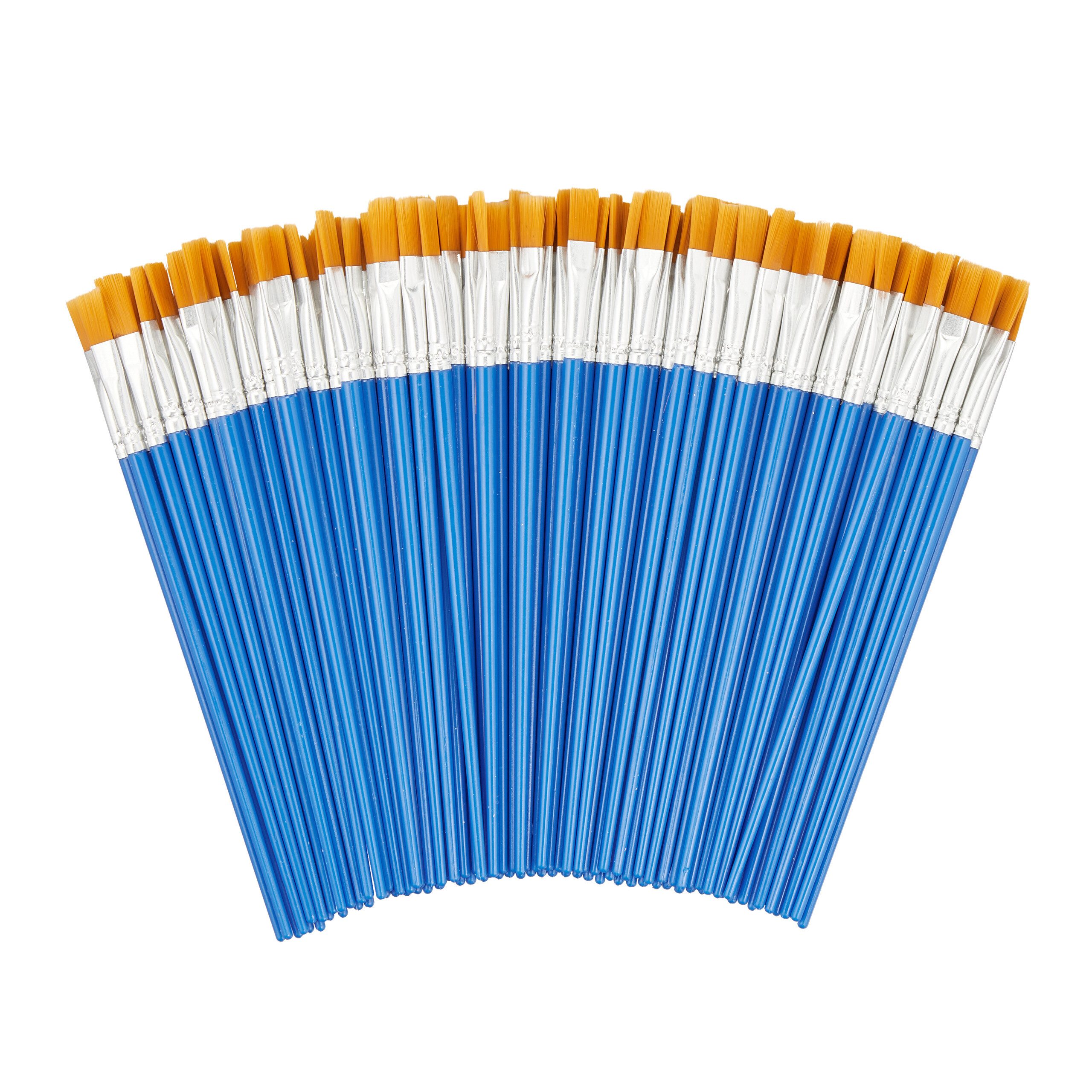 relaxdays Malpinsel 100-teiliges Pinsel Set, (100er Set, 100 St)