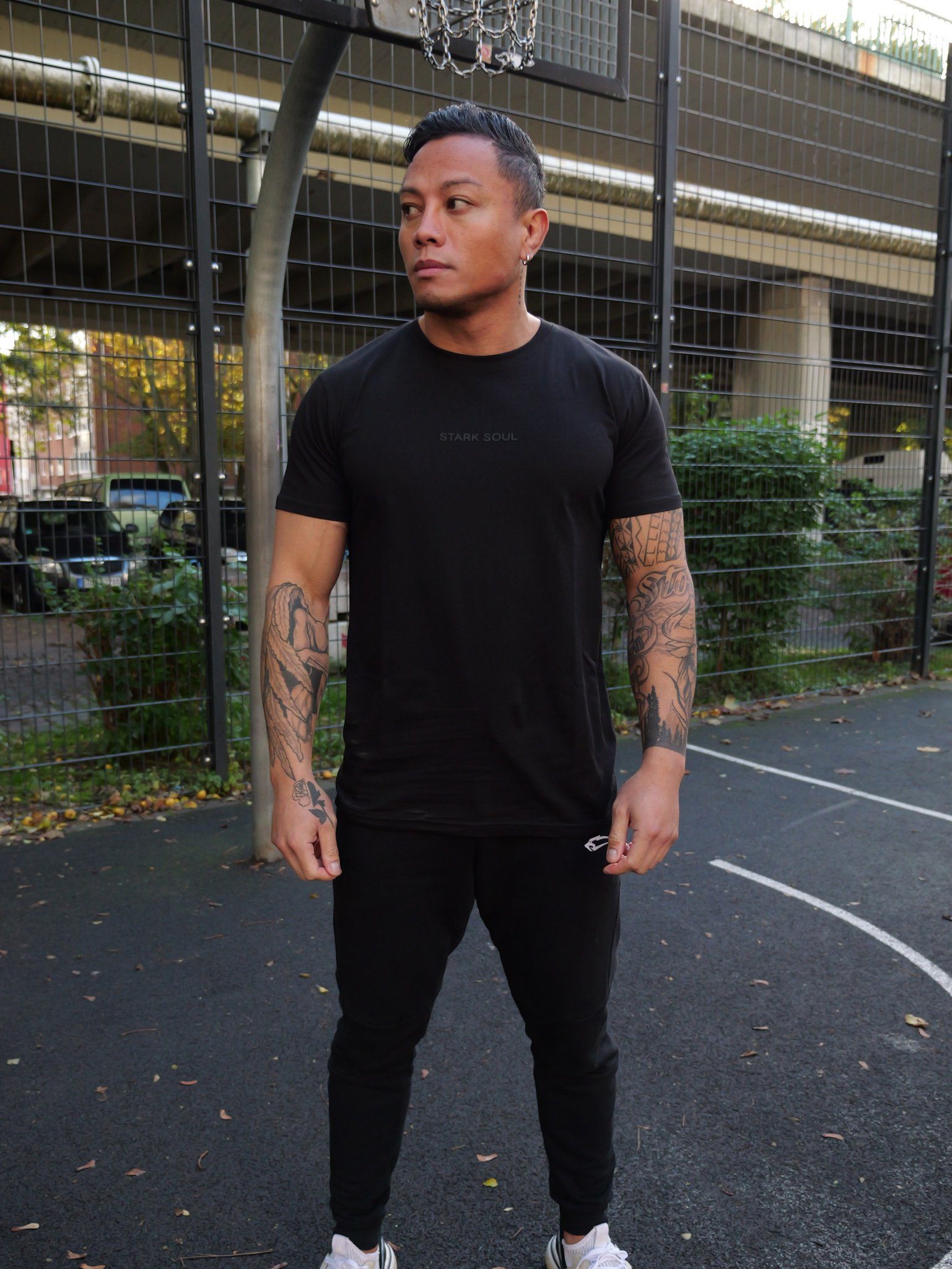 Stark Soul® T-Shirt T-Shirt Embossed - Baumwolle, Kurzarm günstig online kaufen