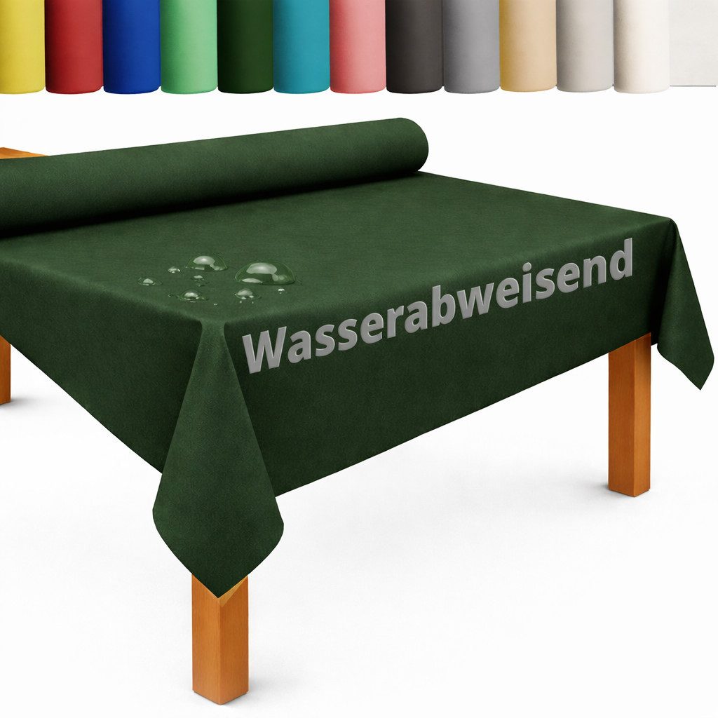 DecoHomeTextil Heimtextilmanufaktur Tischdecke Rolle Vliesstoff Tischläufer Vlies wasserabweisend