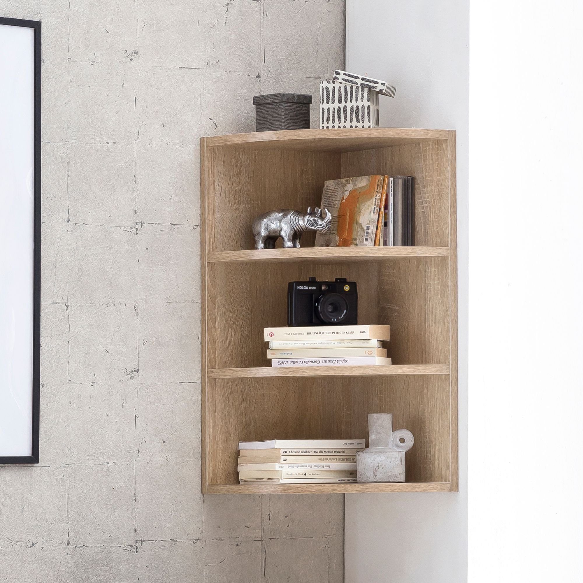 KADIMA DESIGN Wandregal Eckregal NIDDA - günstig online kaufen