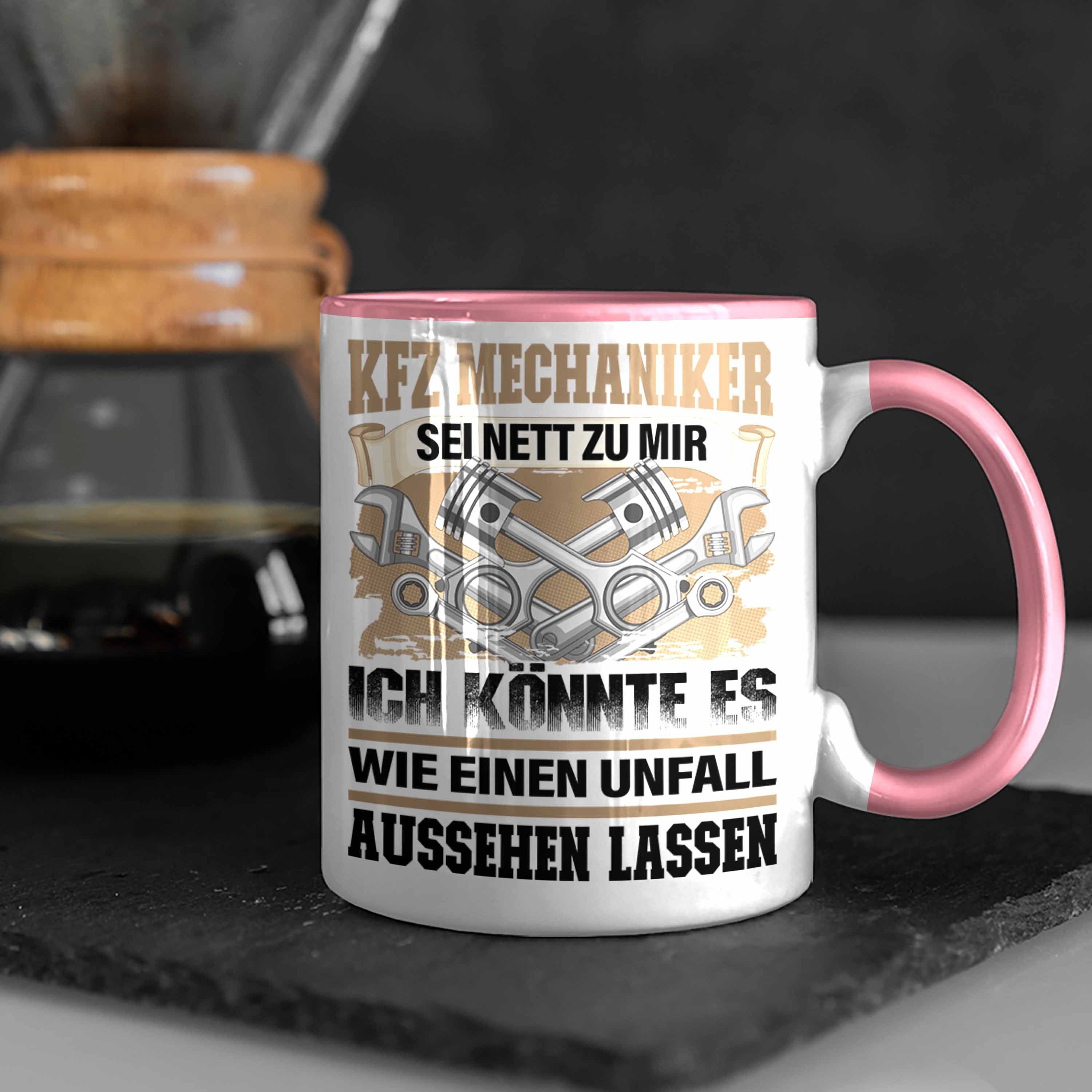 Geschenk Tasse Männer Ich Rosa Mechaniker Tasse KFZ Spruch - Lustig Trendation Trendation Kö