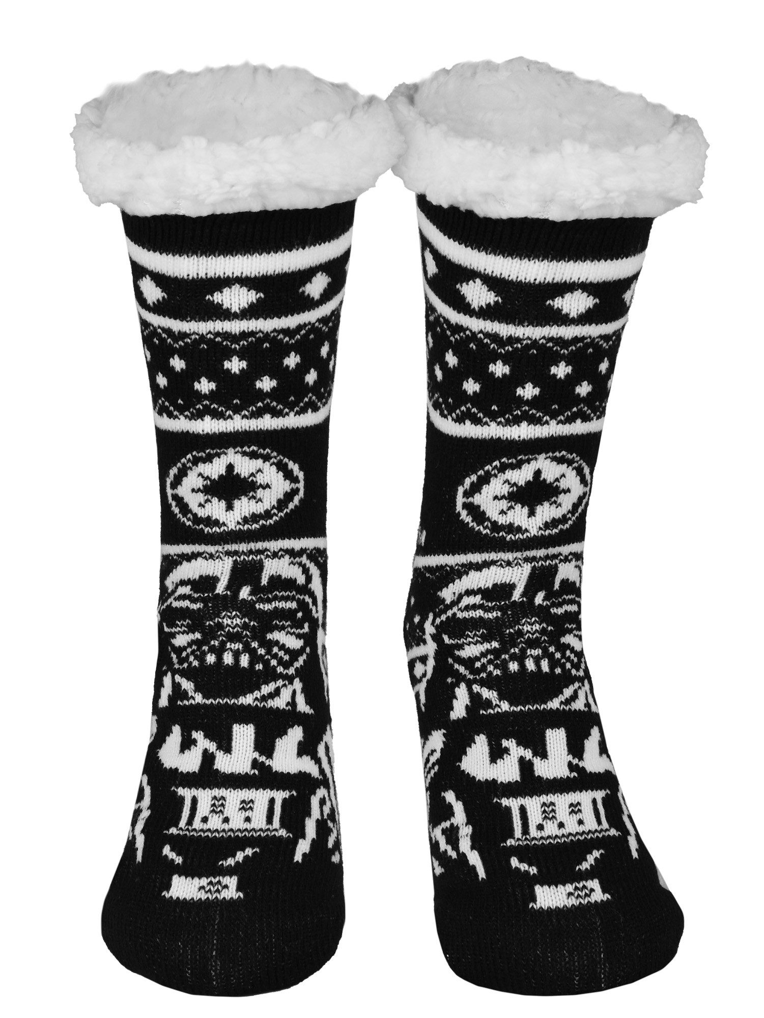 United Labels® Socken Star Wars Darth Vader Hüttensocken Haussocken Kuschelsocken Socken