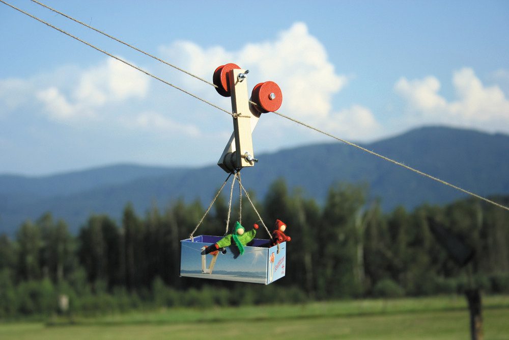 Spielzeug Kraul Experimentierkasten Seilflitzer
