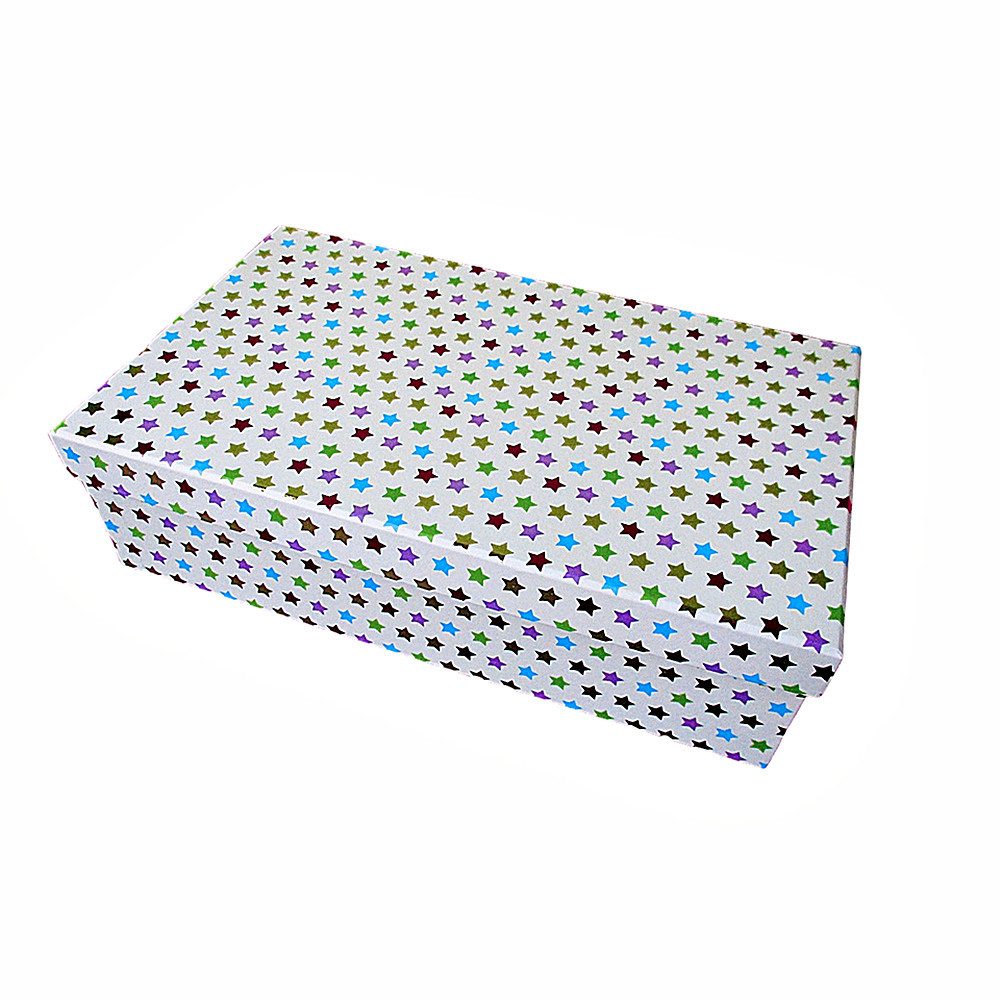 bsb-obpacher Geschenkbox gr. Hologramm-Geschenkkartonage diverse Ausführungen/Größen Kartonage