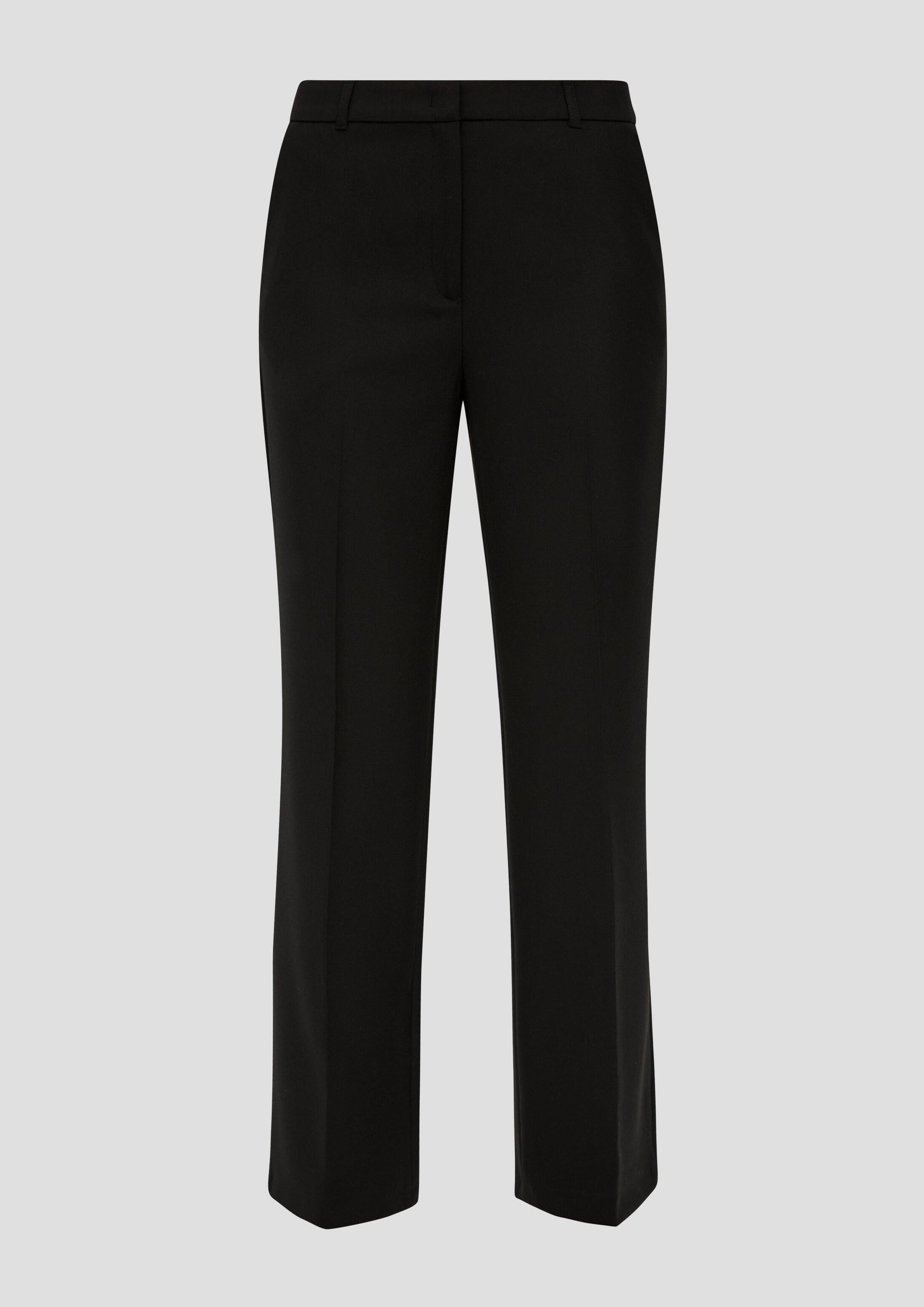 s.Oliver Chinos Hose Regular: Wide Leg Hose aus Viskosemix