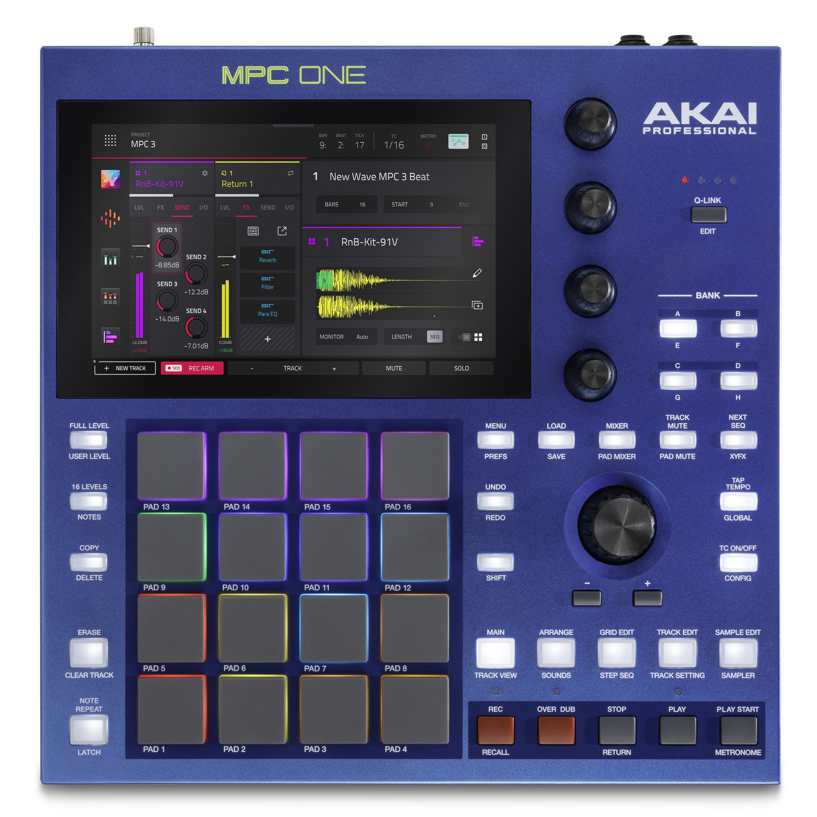 Akai Synthesizer (Groove-Tools, Sampler), MPC One G2 - Sampler