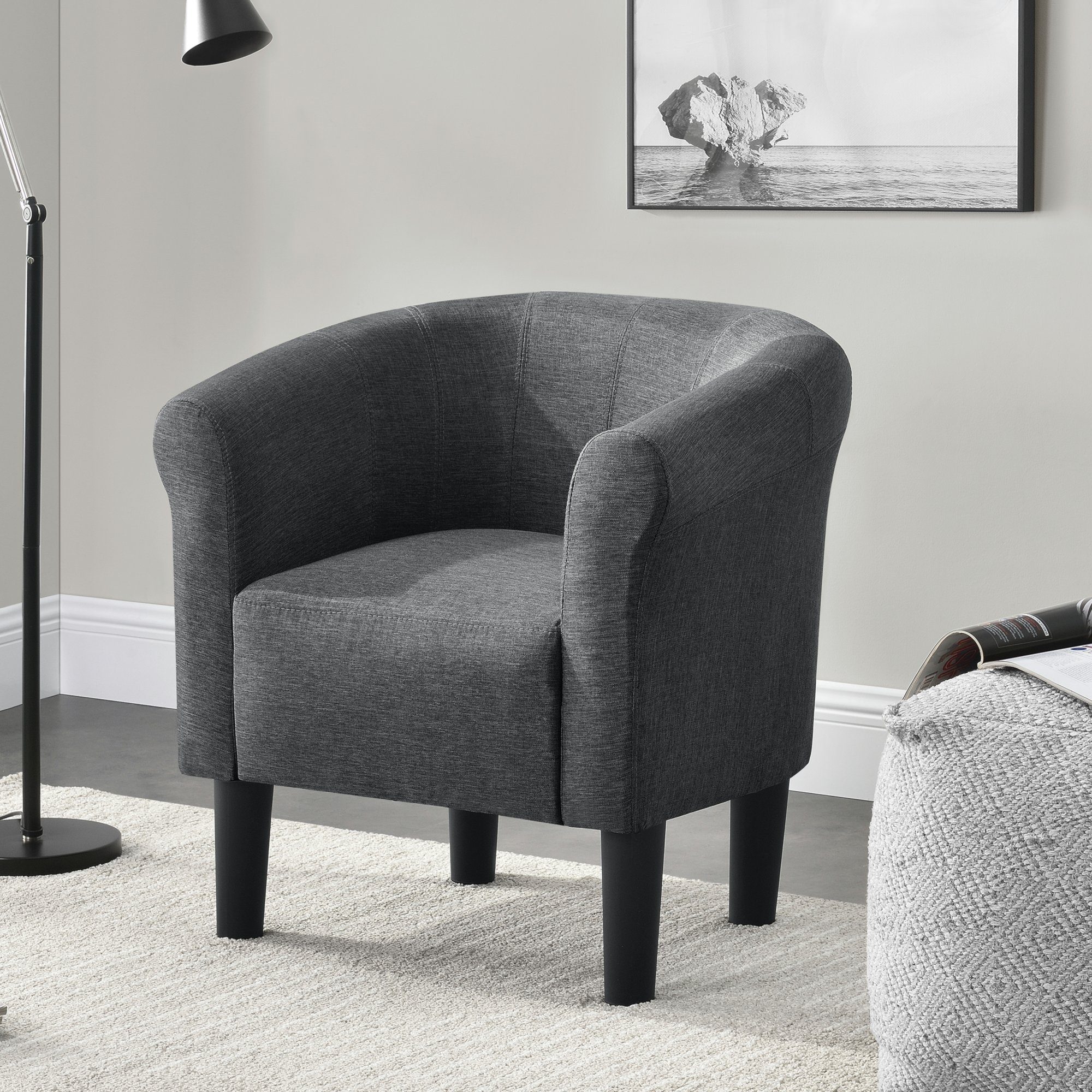 en.casa Sessel, »Jelgava« 70x70x58 cm Clubsessel günstig online kaufen