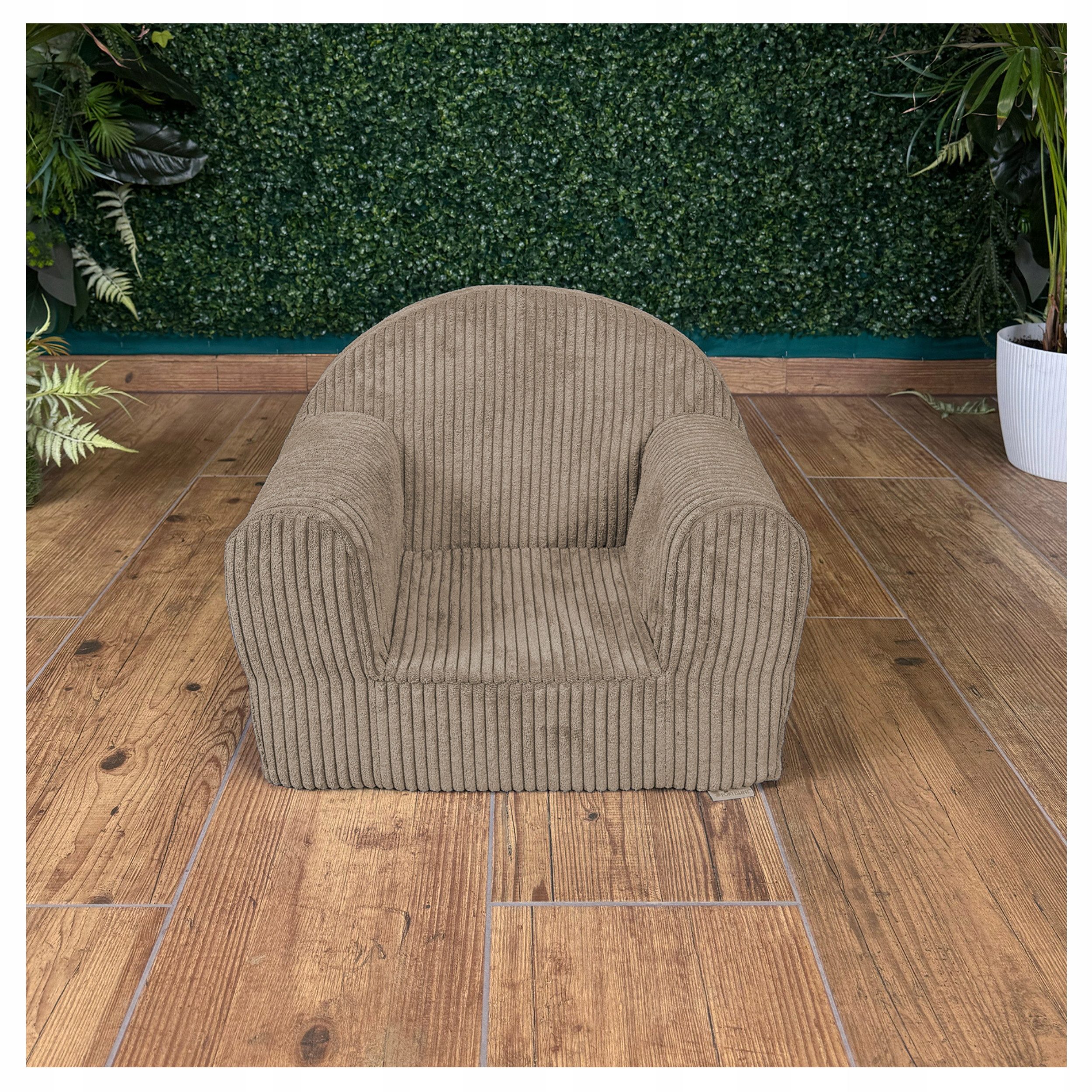 FORTISLINE Kindersessel Kindersessel Mini in Cord Komfort und Stil Braun Ki günstig online kaufen