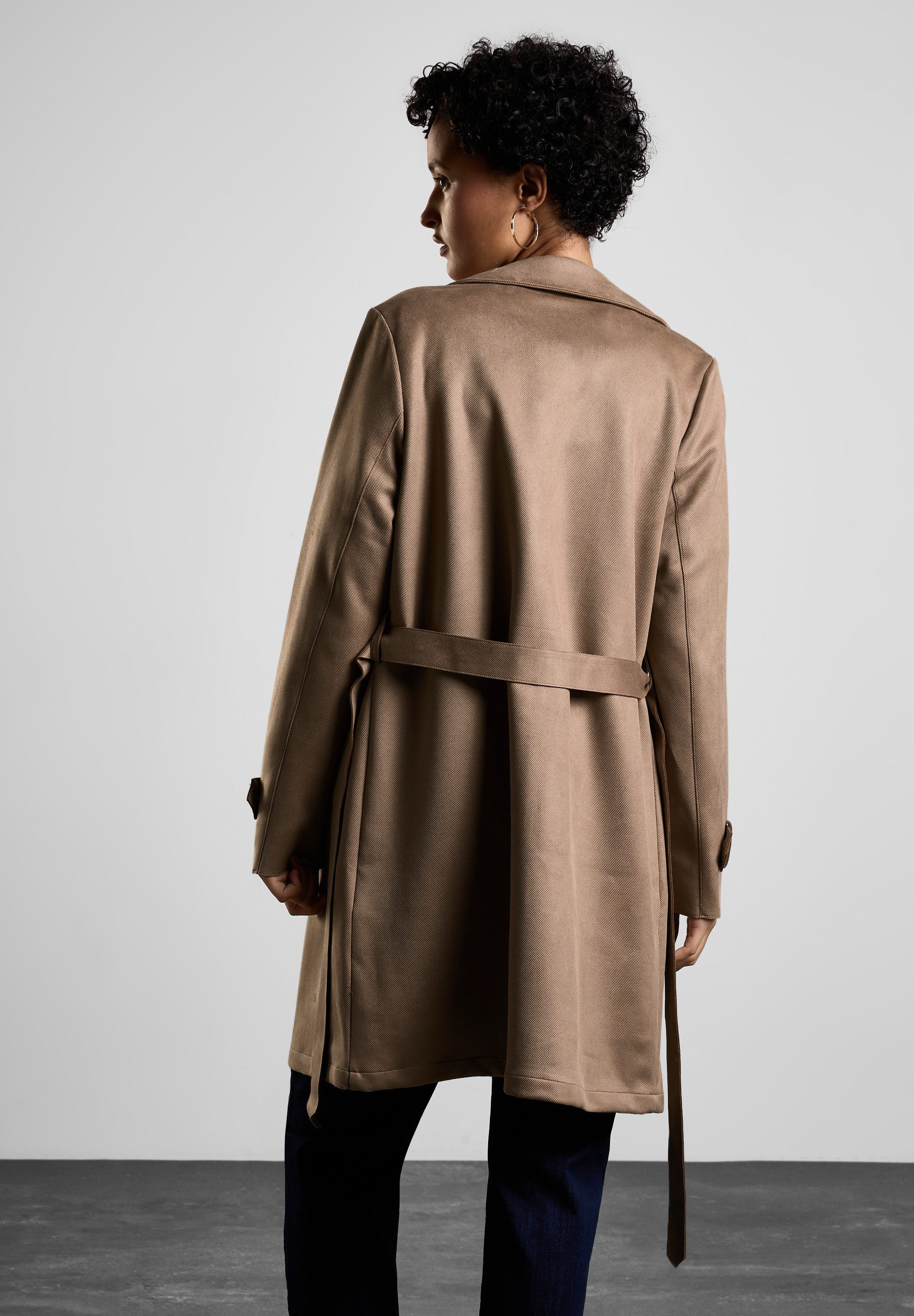 STREET ONE Trenchcoat mit Bindegürtel günstig online kaufen