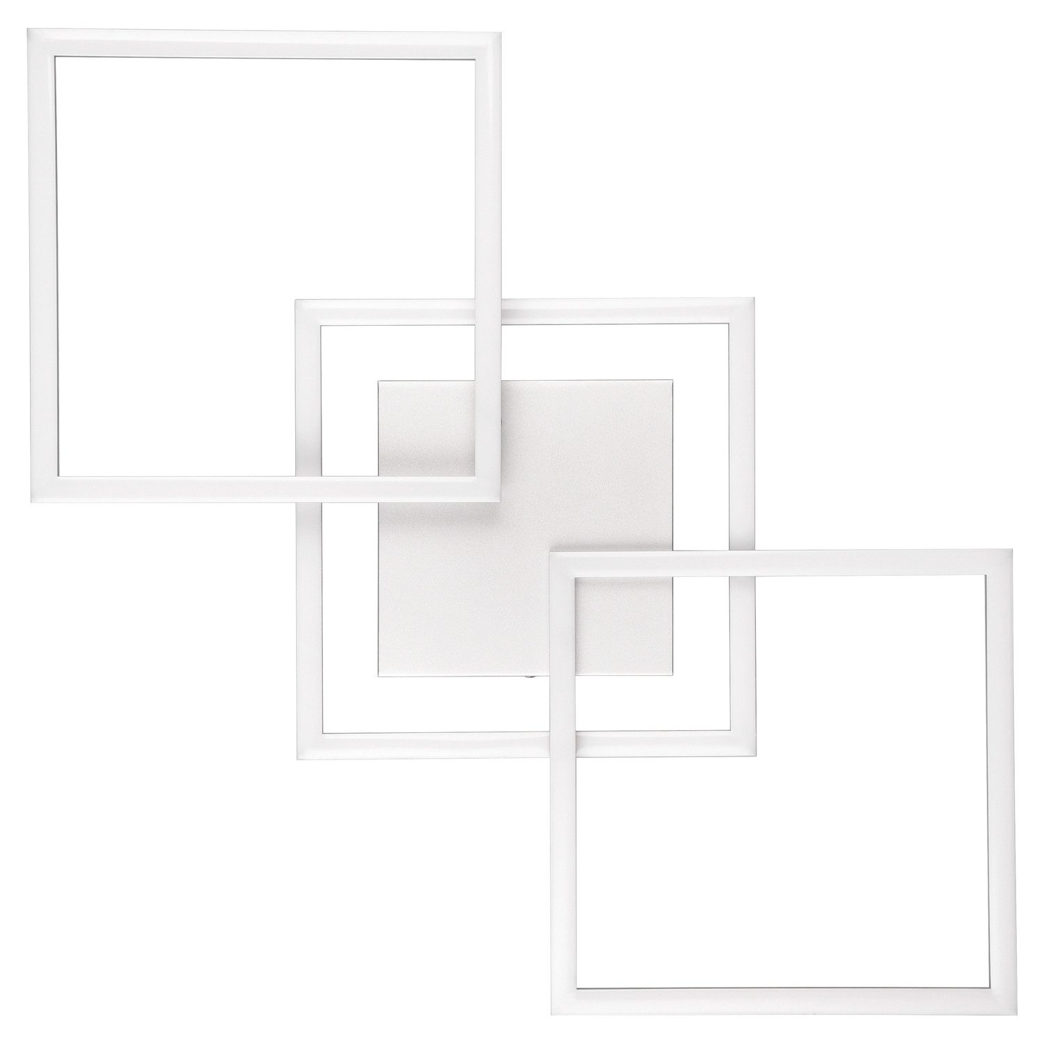 Reality Leuchten LED Deckenleuchte TRAIL, 1-flammig, Silbergrau, Metall, Verstellbar, LED fest integriert, Extra-Warmweiß, B 74,5 x H 7 x T 35,2 cm