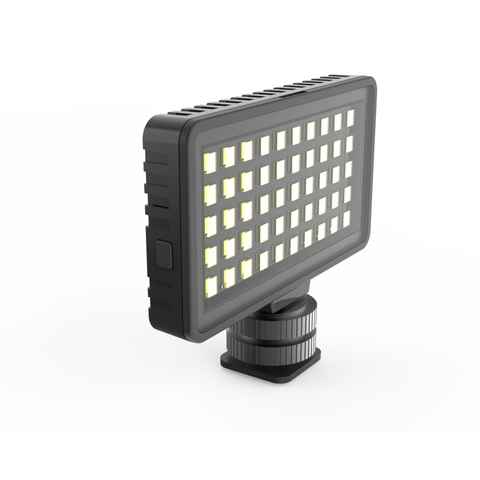 DigiPower Videoleuchte LED Videolicht, mit 3 Beleuchtungsmodi und 3 Farbfiltern, 50 LEDs