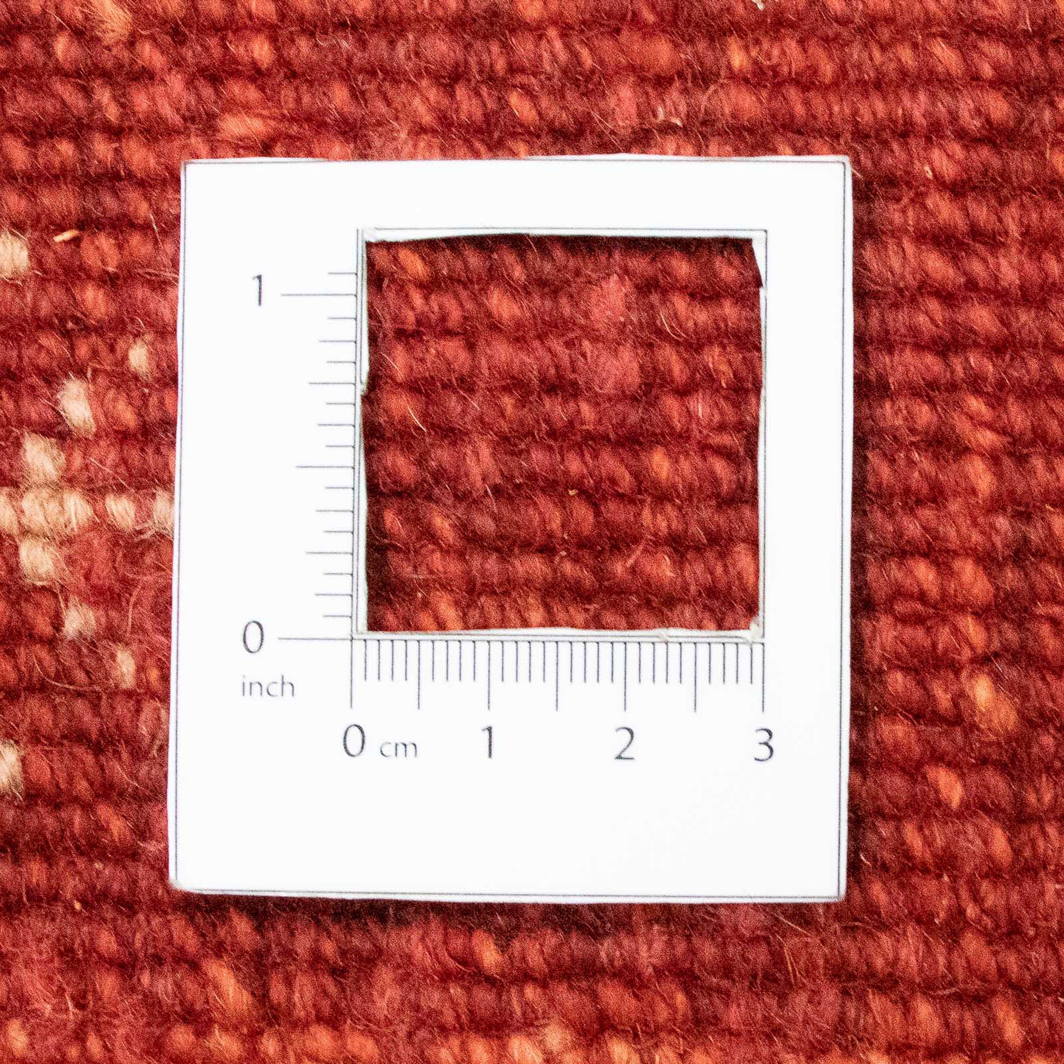 Einzelstück 173 cm - x Höhe: Perser - Zertifikat rechteckig, Handgeknüpft, 229 - mit Gabbeh dunkelrot, Wohnzimmer, Wollteppich 18 morgenland, mm,