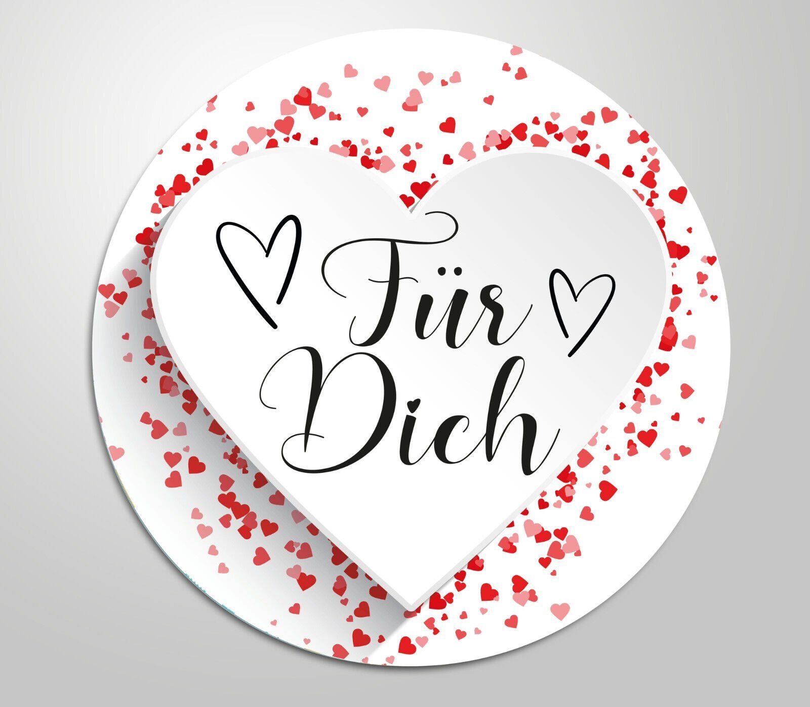 Clever-Kauf-24 Etiketten Etiketten "Für Dich", Liebe