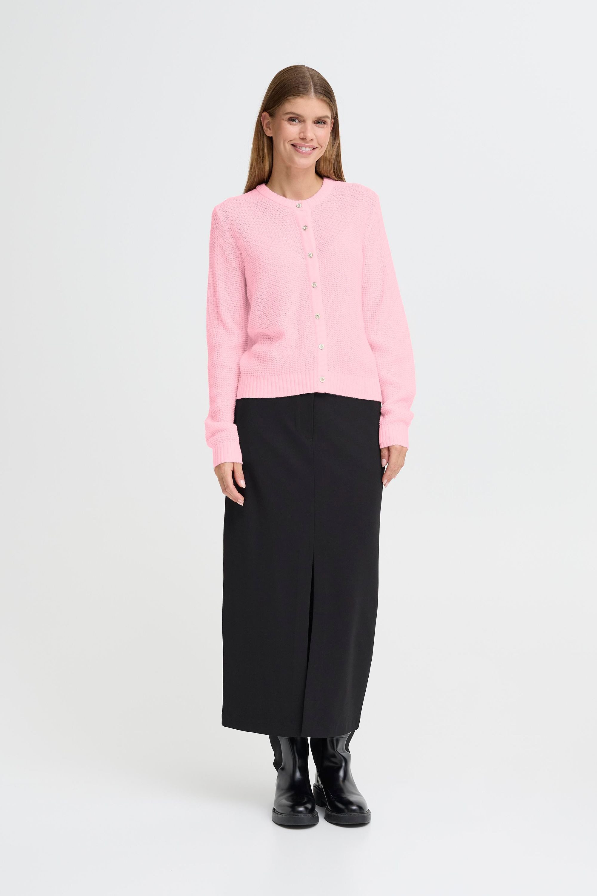 OXMO Strickjacke OXMoma Basic Strick-Cardigan