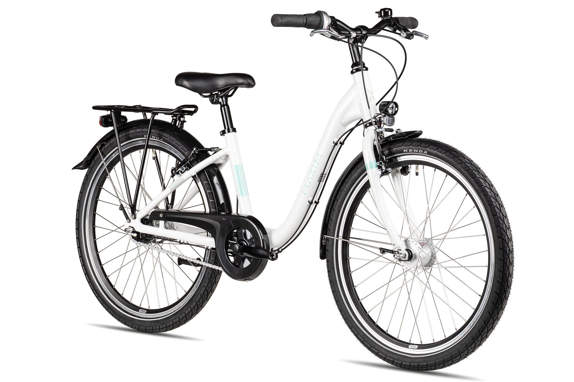 Maxim Kinderfahrrad Malia 24 7 Wave, 7 Gang Shimano Nexus 7 SG-C3001 Rücktritt Schaltwerk, Nabenschaltung Rücktritt, Nabenschaltung Rücktritt weiß