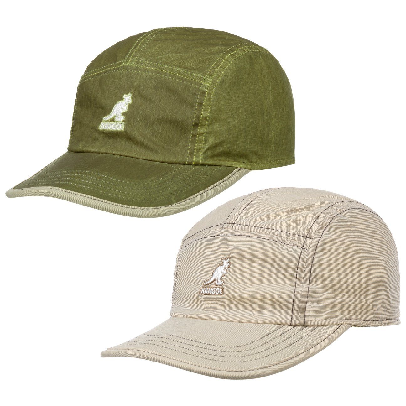 Kangol Baseball Cap (1-St) Basecap mit Schirm grün