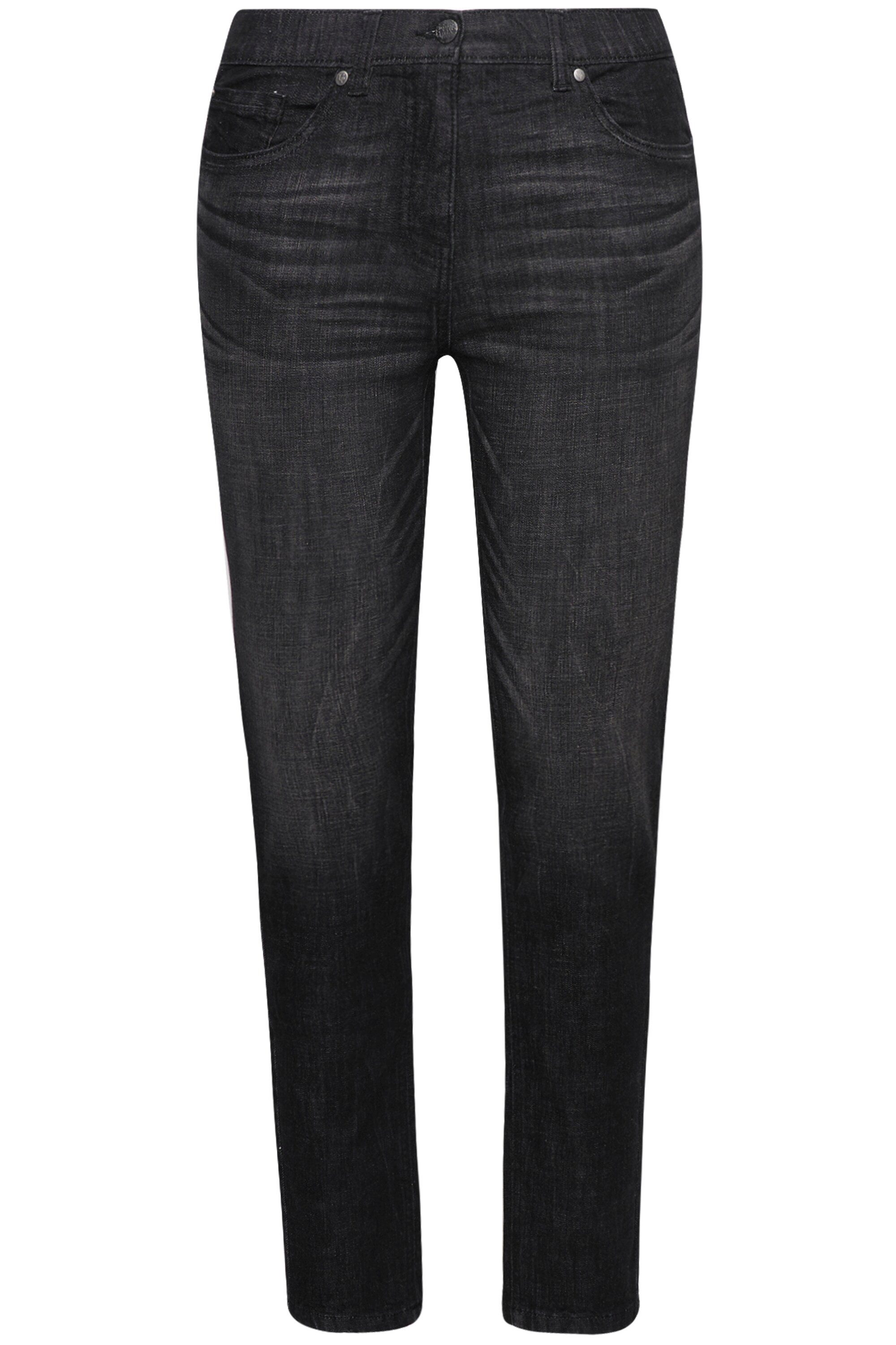 Ulla Popken Röhrenjeans Jeans Sarah Ziernähte schmales Bein Komfortbund günstig online kaufen