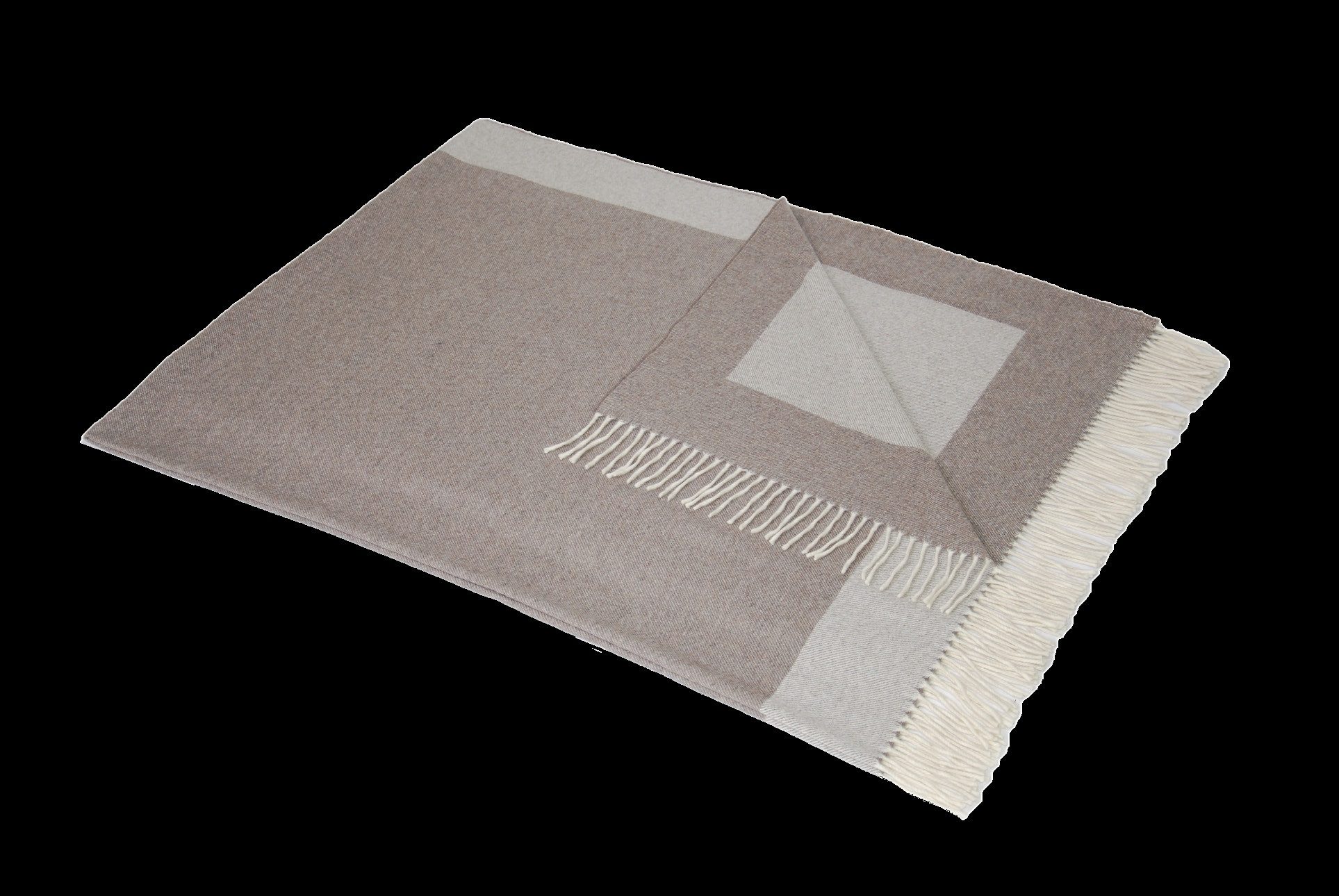 Wohndecke Steinbeck Hochwertige Wolldecke Fino Lammwolle Veloursdecke 130x190cm, Steinbeck GmbH, Kuscheldecke