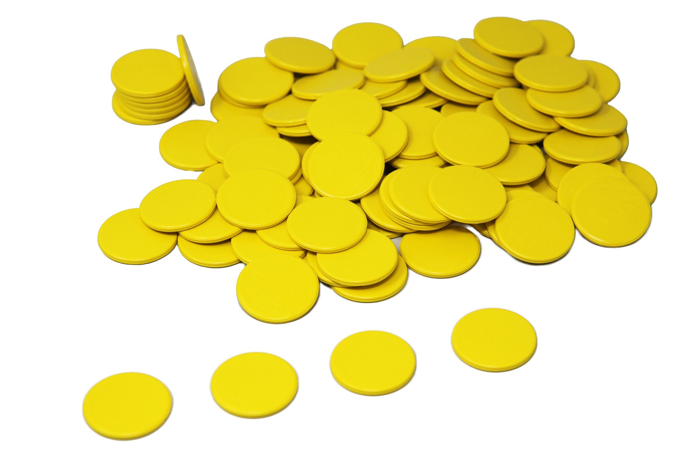 Wissner® aktiv lernen Lernspielzeug Spielchips (100 Stück), Zählchips Marker Tokens 25 mm RE-Plastic®, RE-Plastic®