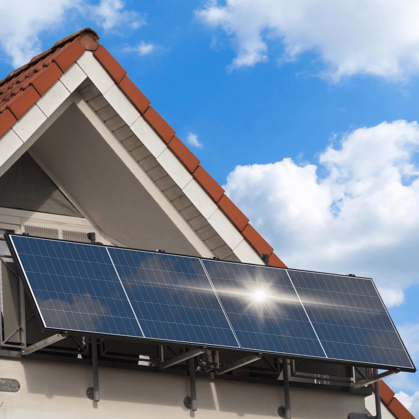 SUNNIVA Wechselrichter Hoymiles Mikro-Wechselrichter 400 W HM-400, (für Balkonkraftwerk & PV-Anlagen, IP67 wetterfest, 1 MPPT, Micro Inverter Plug & Play Instal – Bild 5 von 5