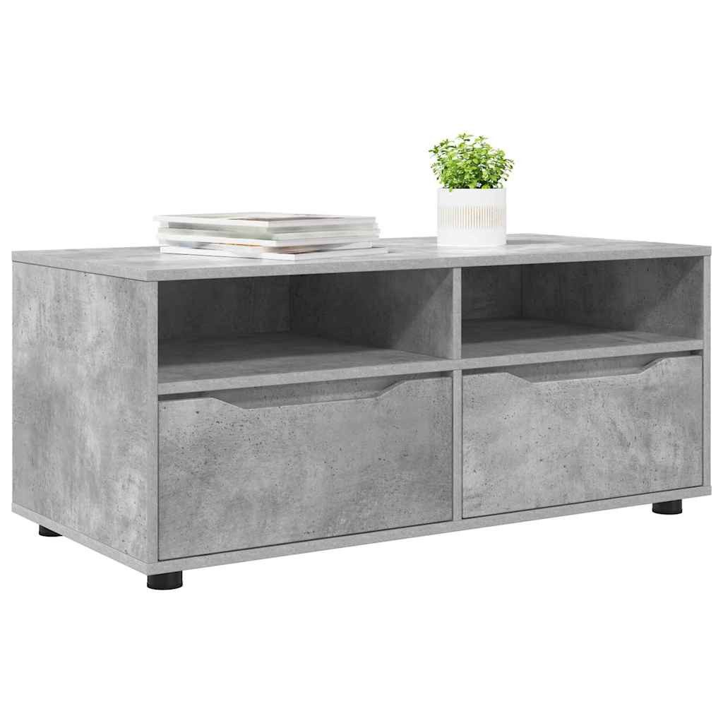vidaXL TV-Schrank TV-Schränk Beton Grau 100 x 48 x 43 cm Holzwerkstoff (1-S günstig online kaufen
