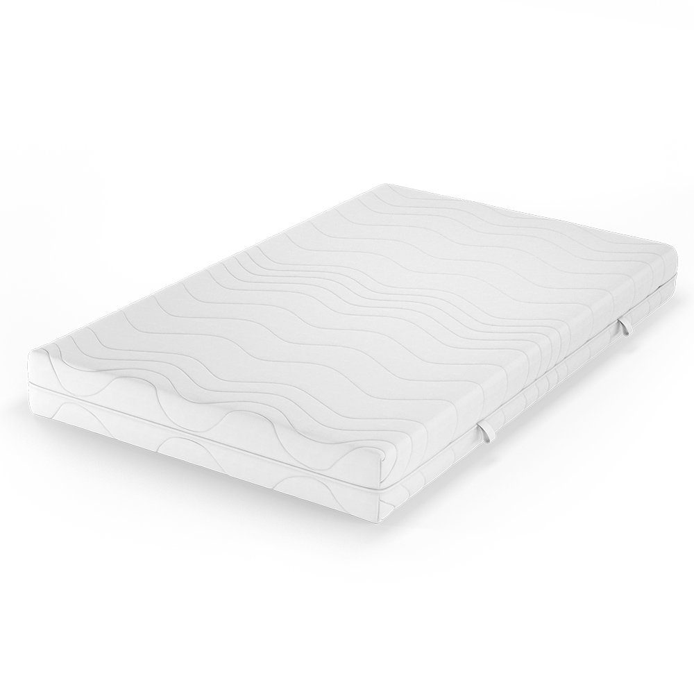 Kaltschaummatratze, Weiß, 140 x 200 cm 20cm Höhe, VitaliSpa®, 20 cm hoch günstig online kaufen